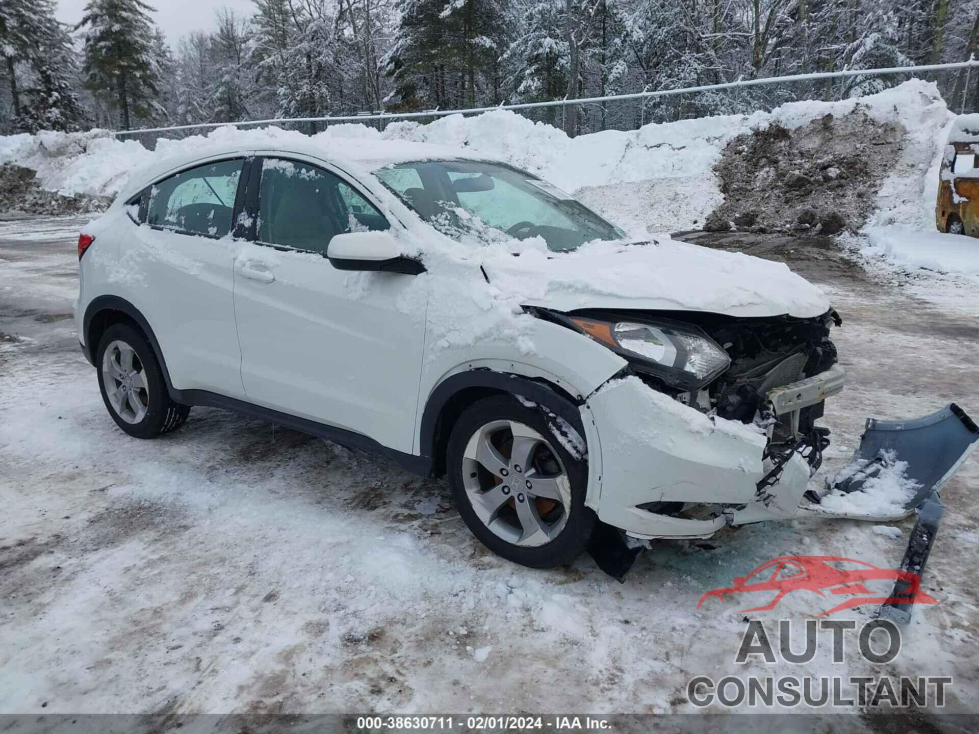 HONDA HR-V 2018 - 3CZRU6H30JM721912