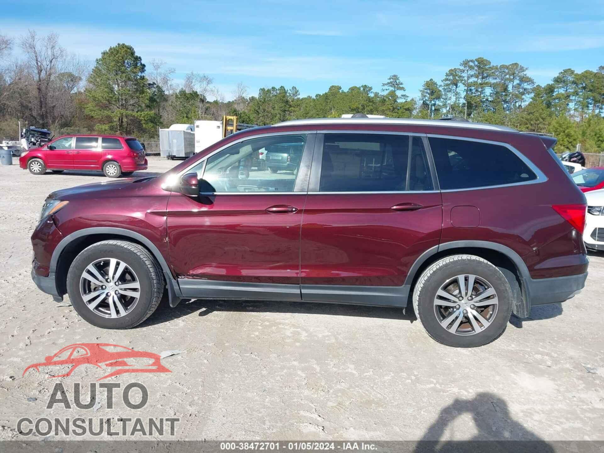 HONDA PILOT 2017 - 5FNYF5H56HB010141