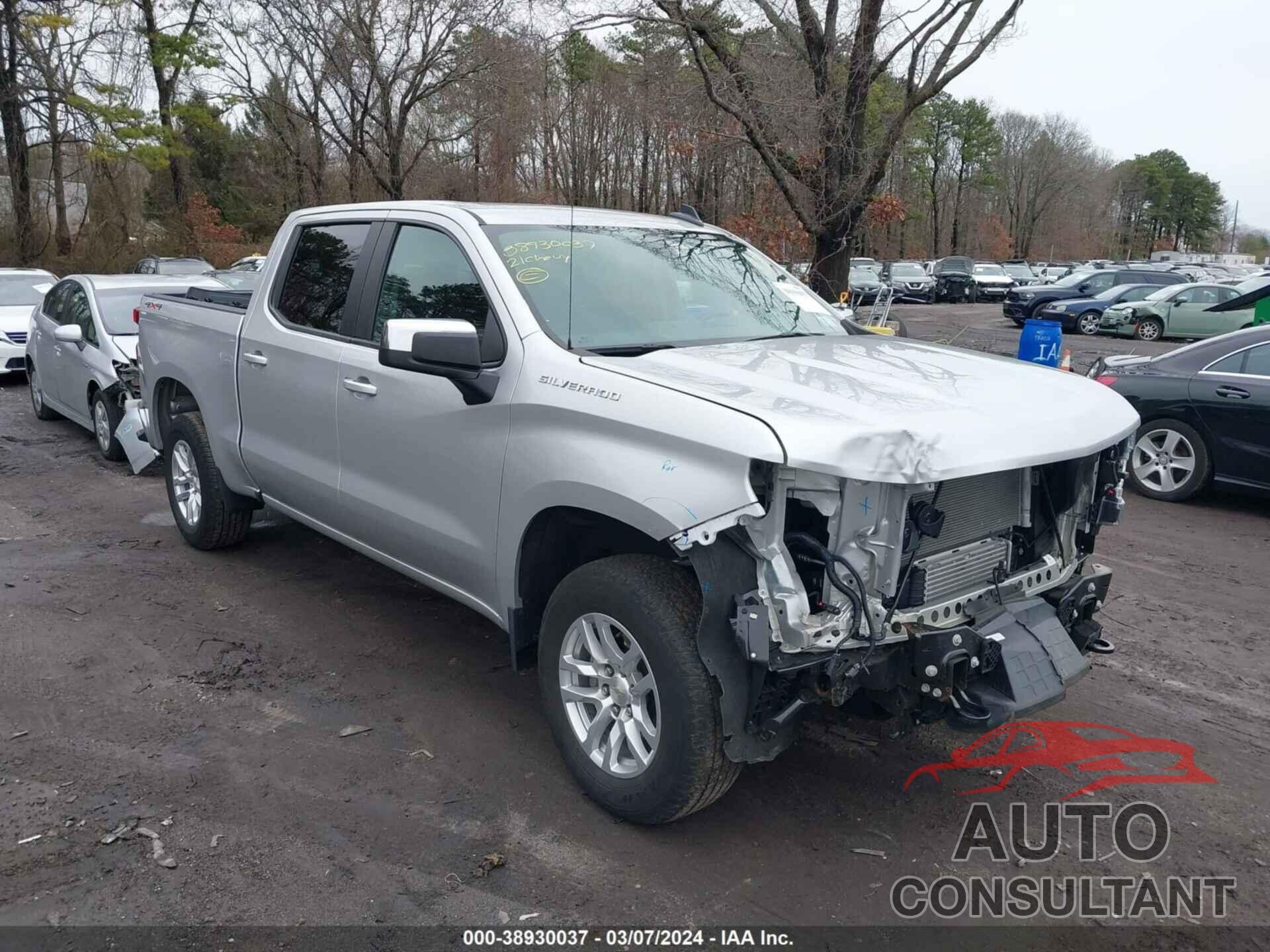 CHEVROLET SILVERADO 1500 2021 - 3GCPYJEKXMG388735