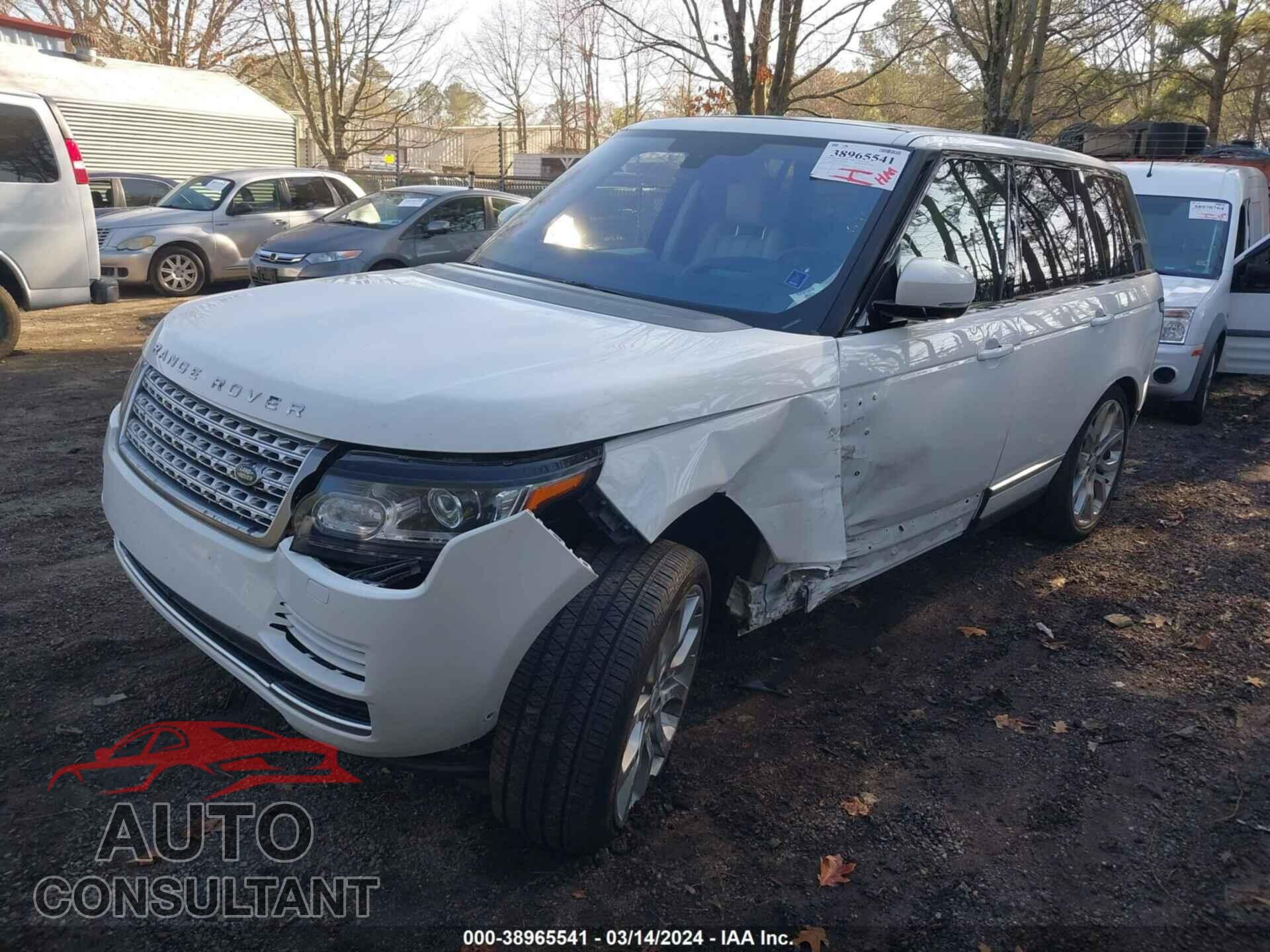 LAND ROVER RANGE ROVER 2016 - SALGS2KF3GA257995