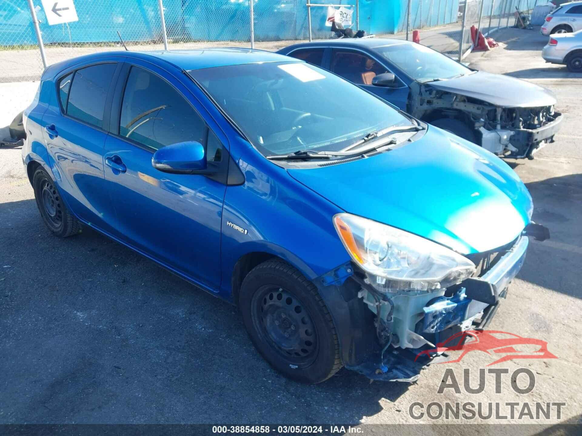 TOYOTA PRIUS C 2013 - JTDKDTB3XD1042178