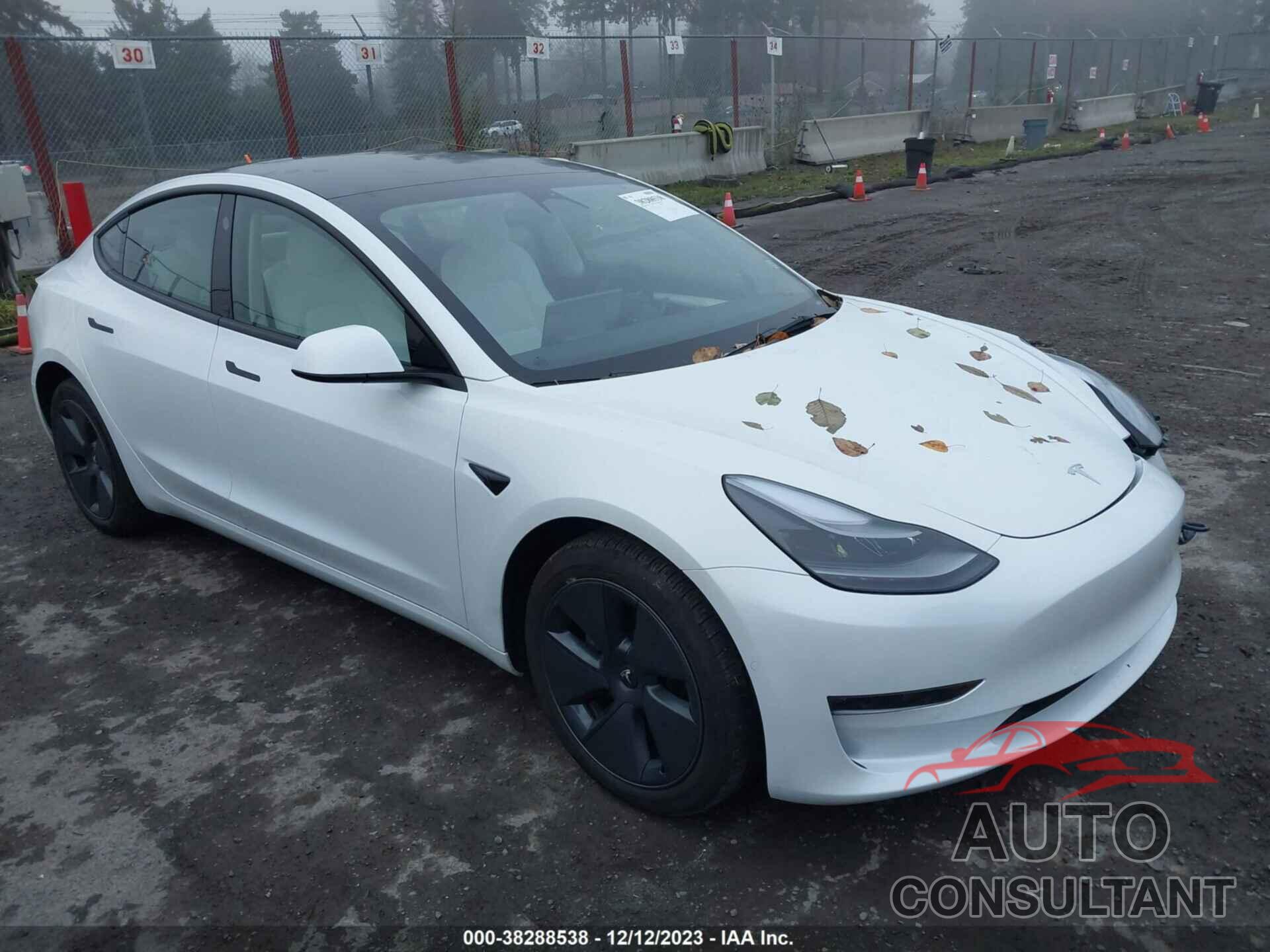 TESLA MODEL 3 2022 - 5YJ3E1EB8NF363492