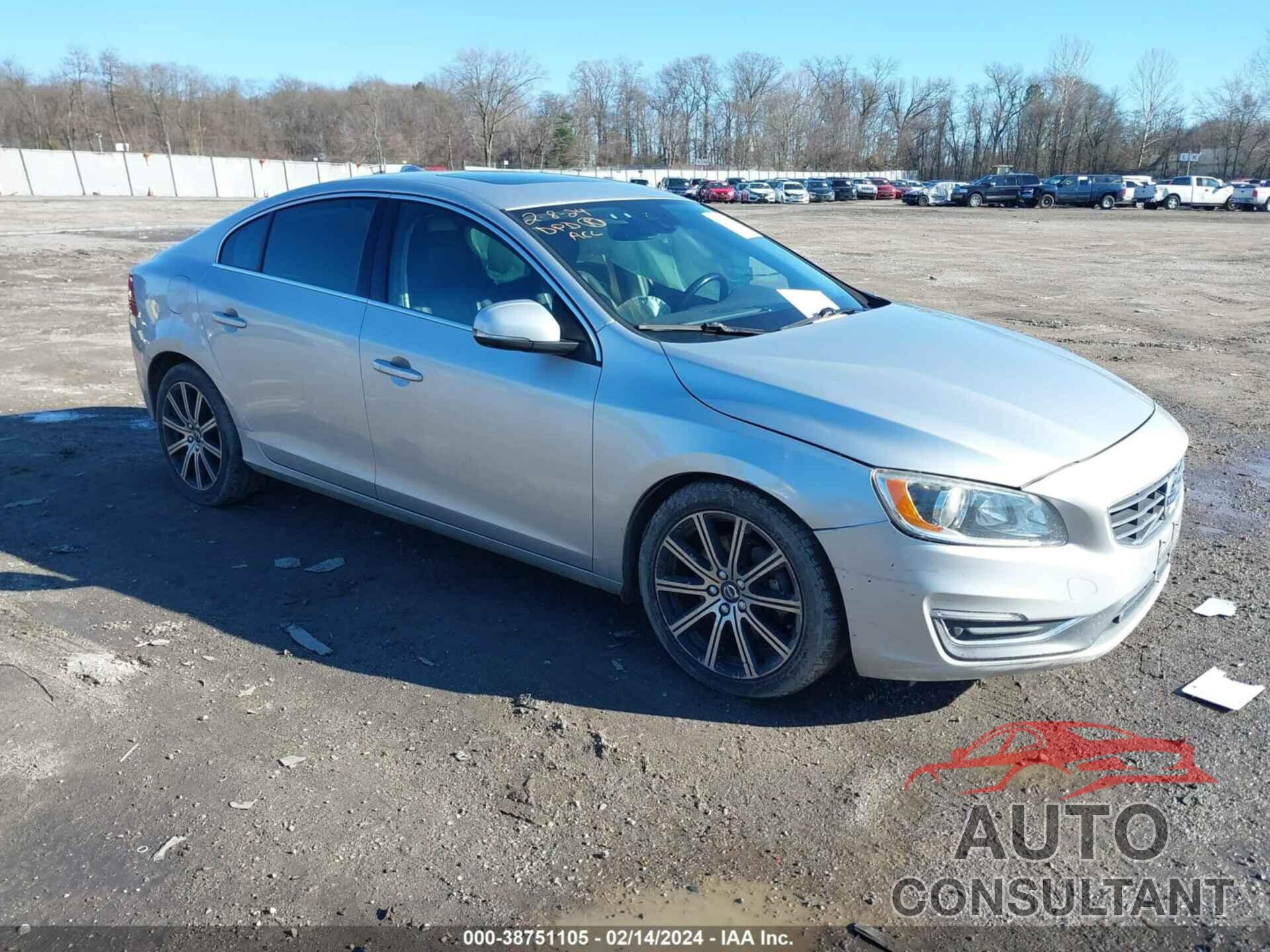 VOLVO S60 INSCRIPTION 2018 - LYV402TK9JB156276