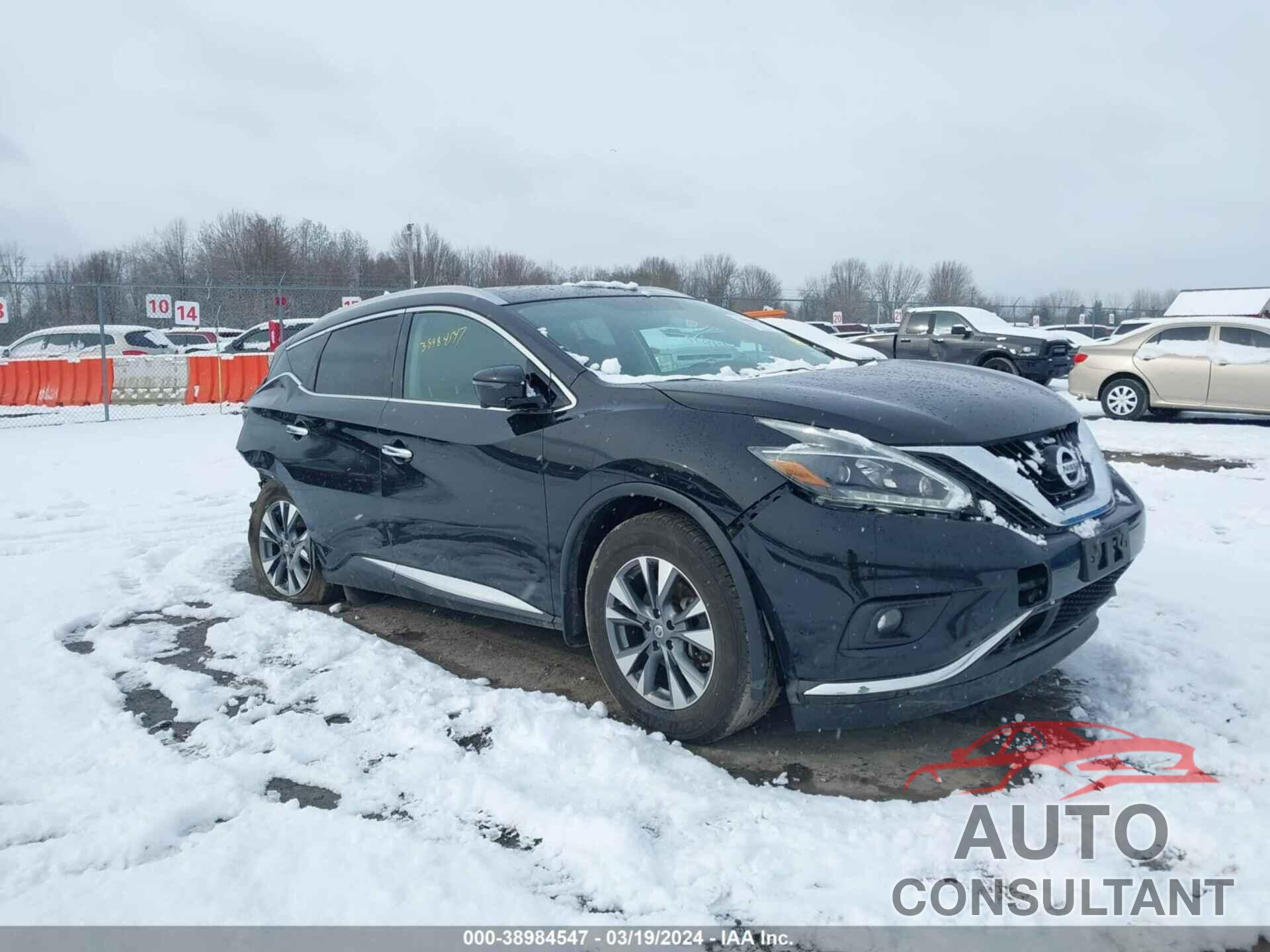 NISSAN MURANO 2018 - 5N1AZ2MH5JN195177