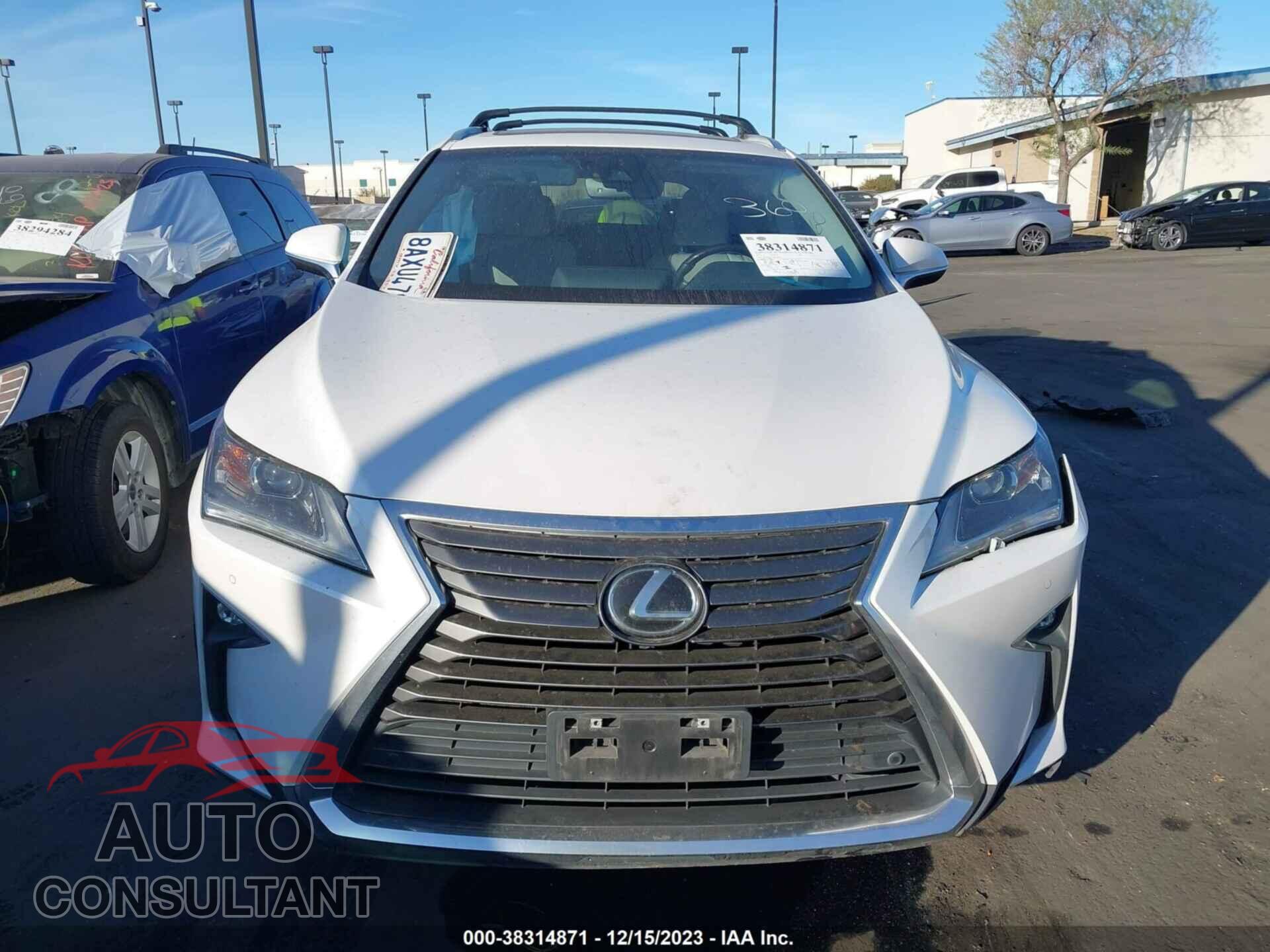 LEXUS RX 350 2017 - 2T2ZZMCA9HC080971