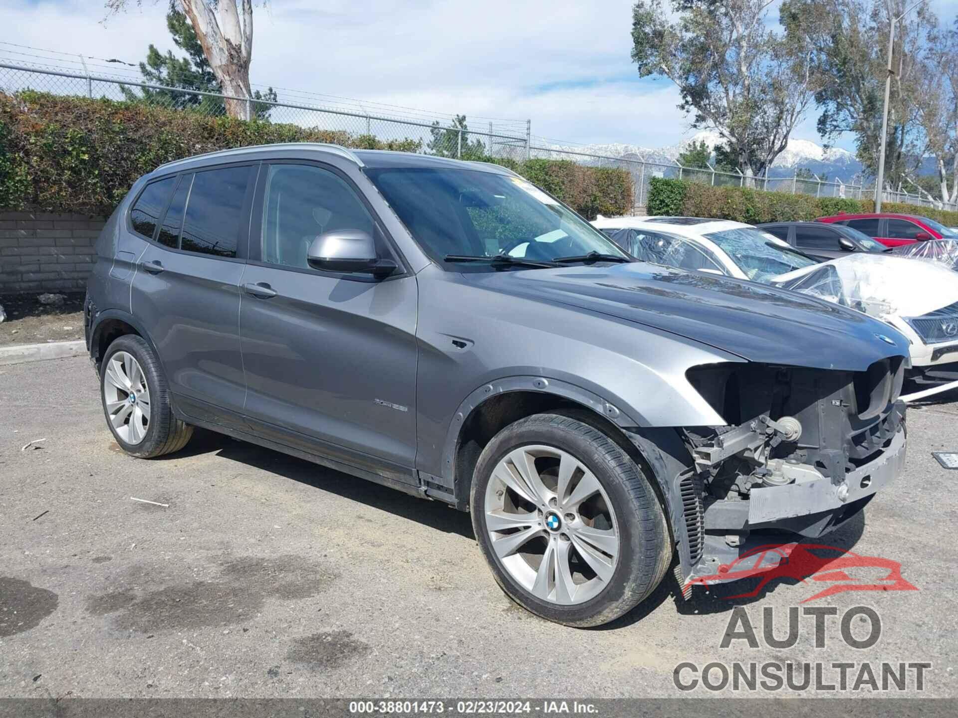 BMW X3 2016 - 5UXWX9C52G0D94579