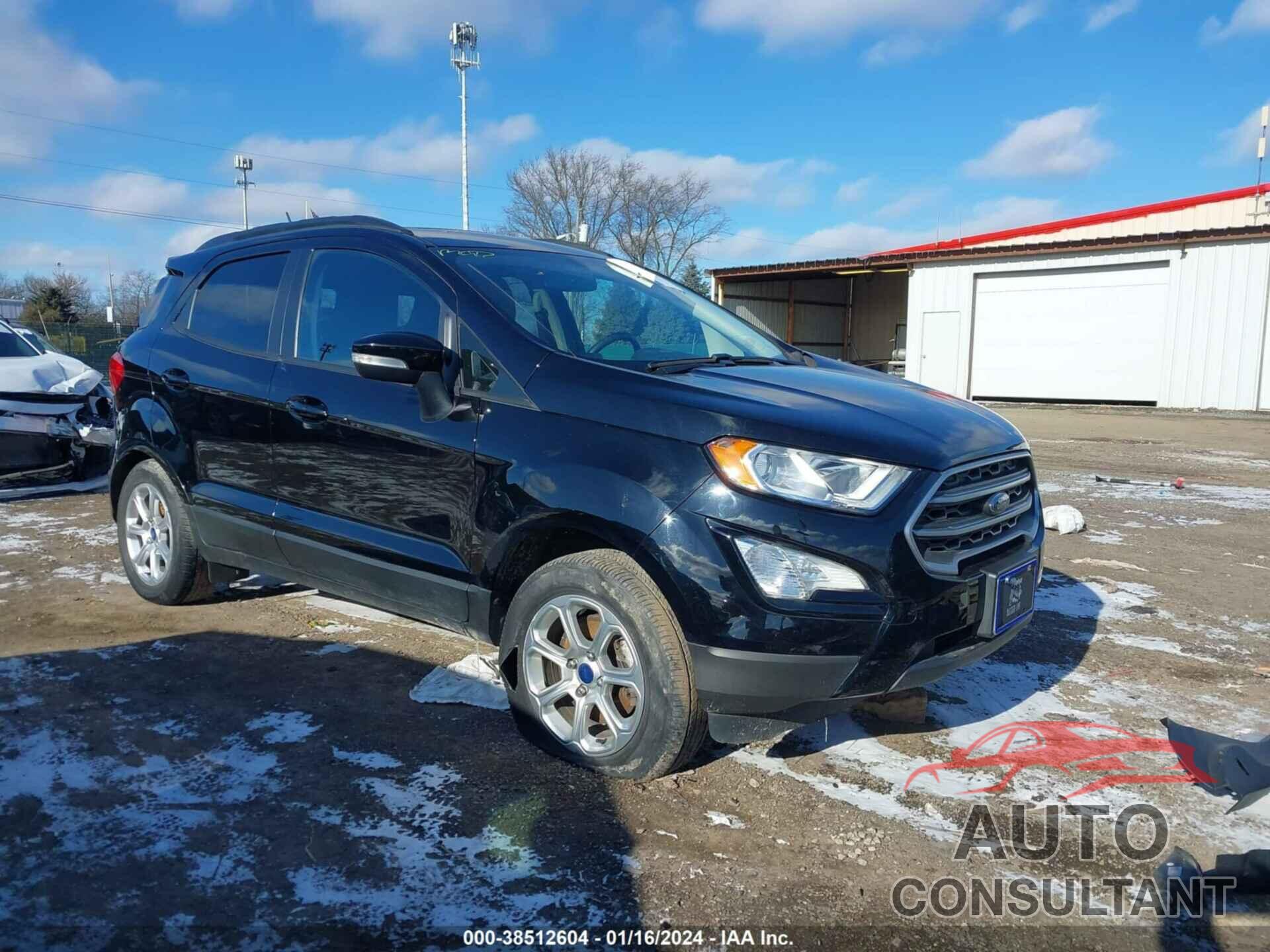 FORD ECOSPORT 2018 - MAJ3P1TE1JC238404