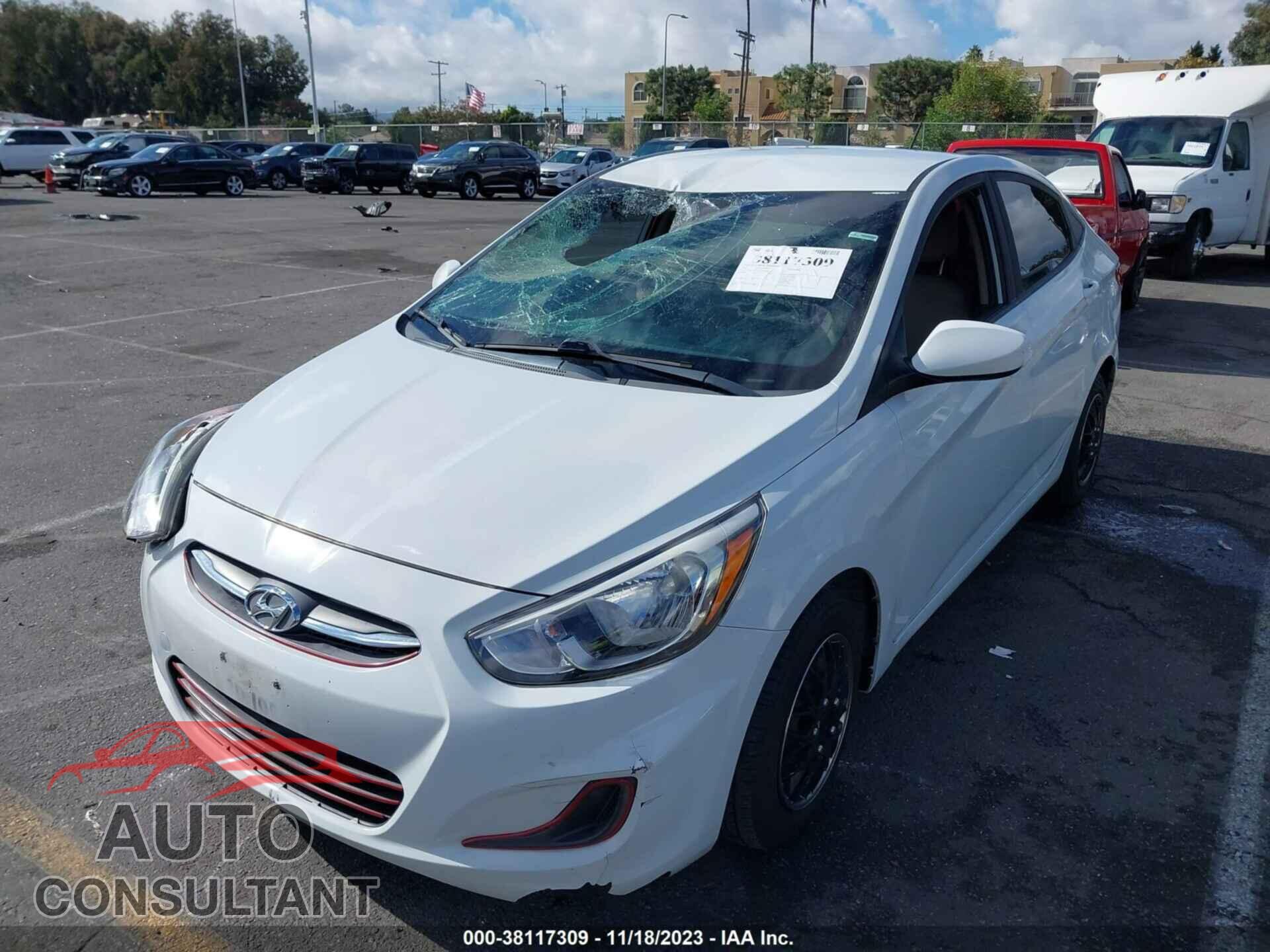 HYUNDAI ACCENT 2017 - KMHCT4AE7HU363627