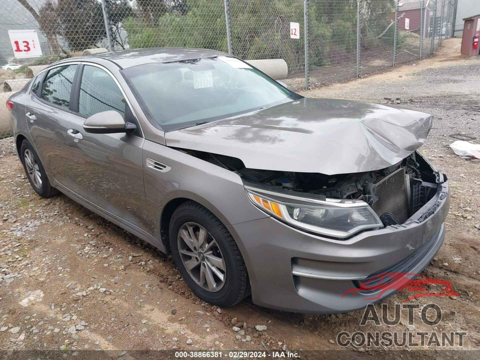 KIA OPTIMA 2016 - 5XXGT4L32GG014266