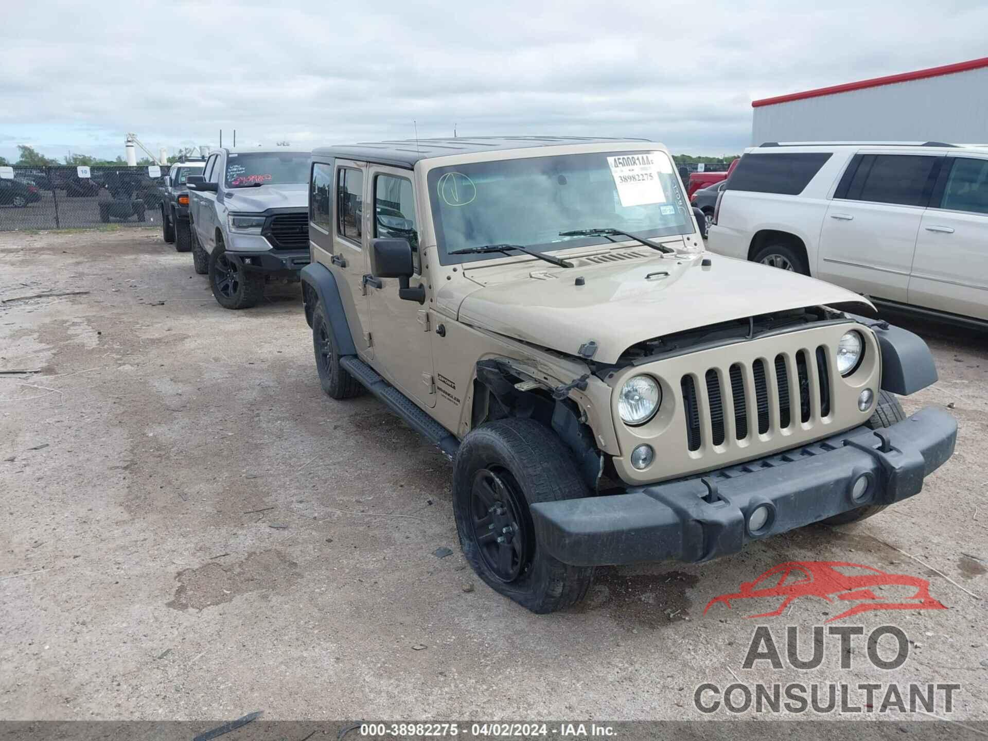 JEEP WRANGLER UNLIMITED 2016 - 1C4BJWDG8GL312818