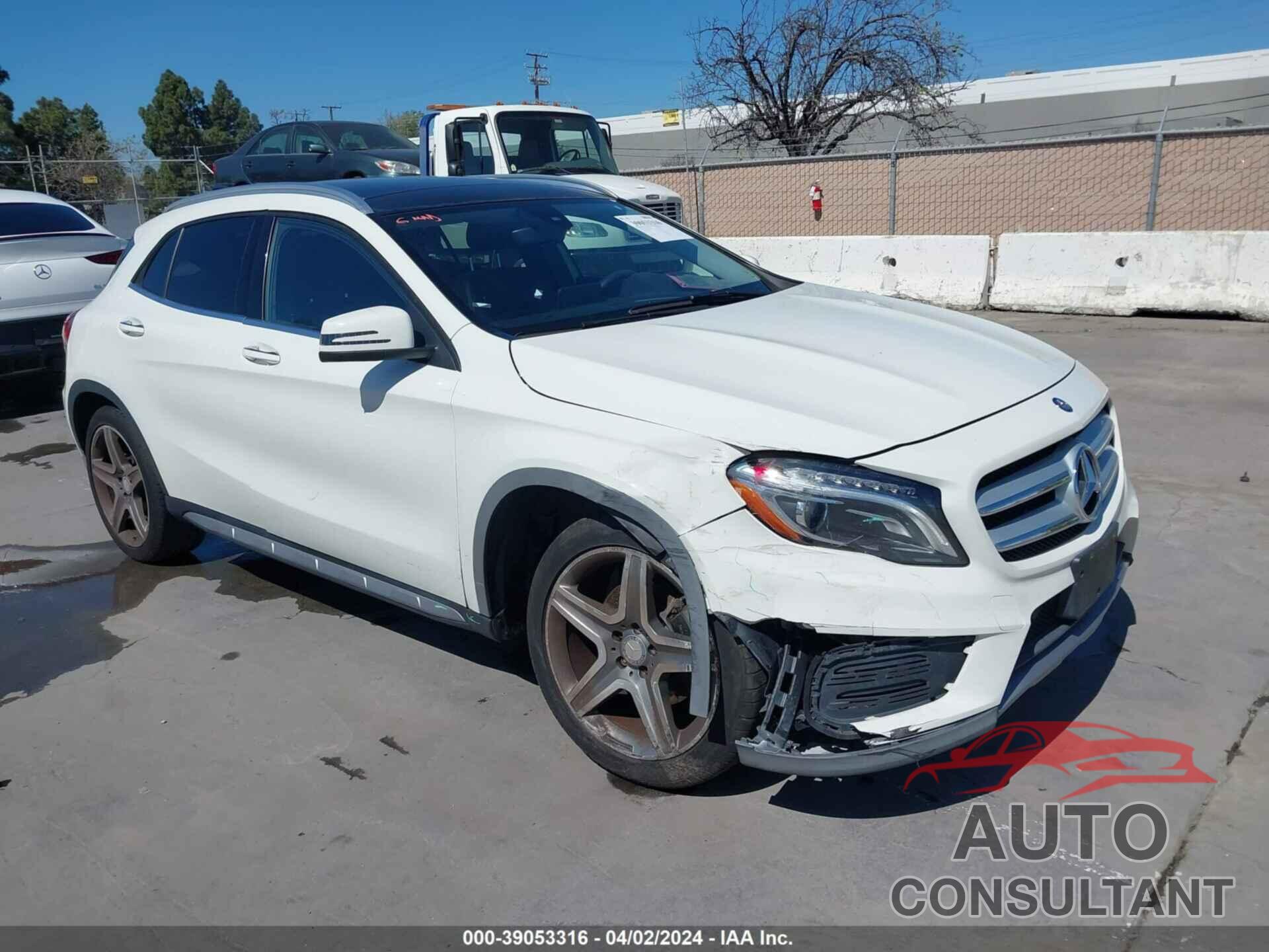 MERCEDES-BENZ GLA 250 2016 - WDCTG4EB7GJ192722