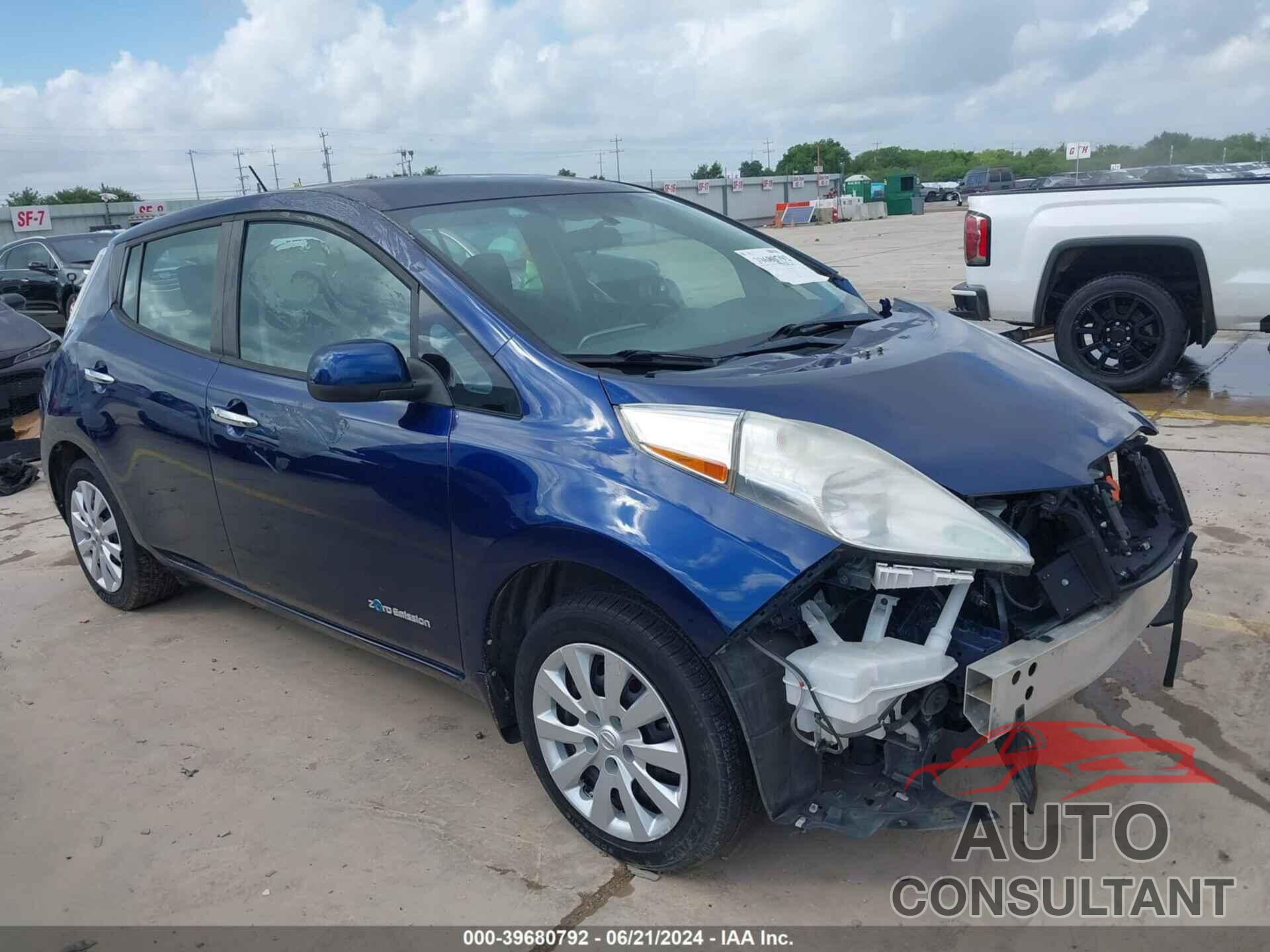 NISSAN LEAF 2016 - 1N4AZ0CP1GC305766