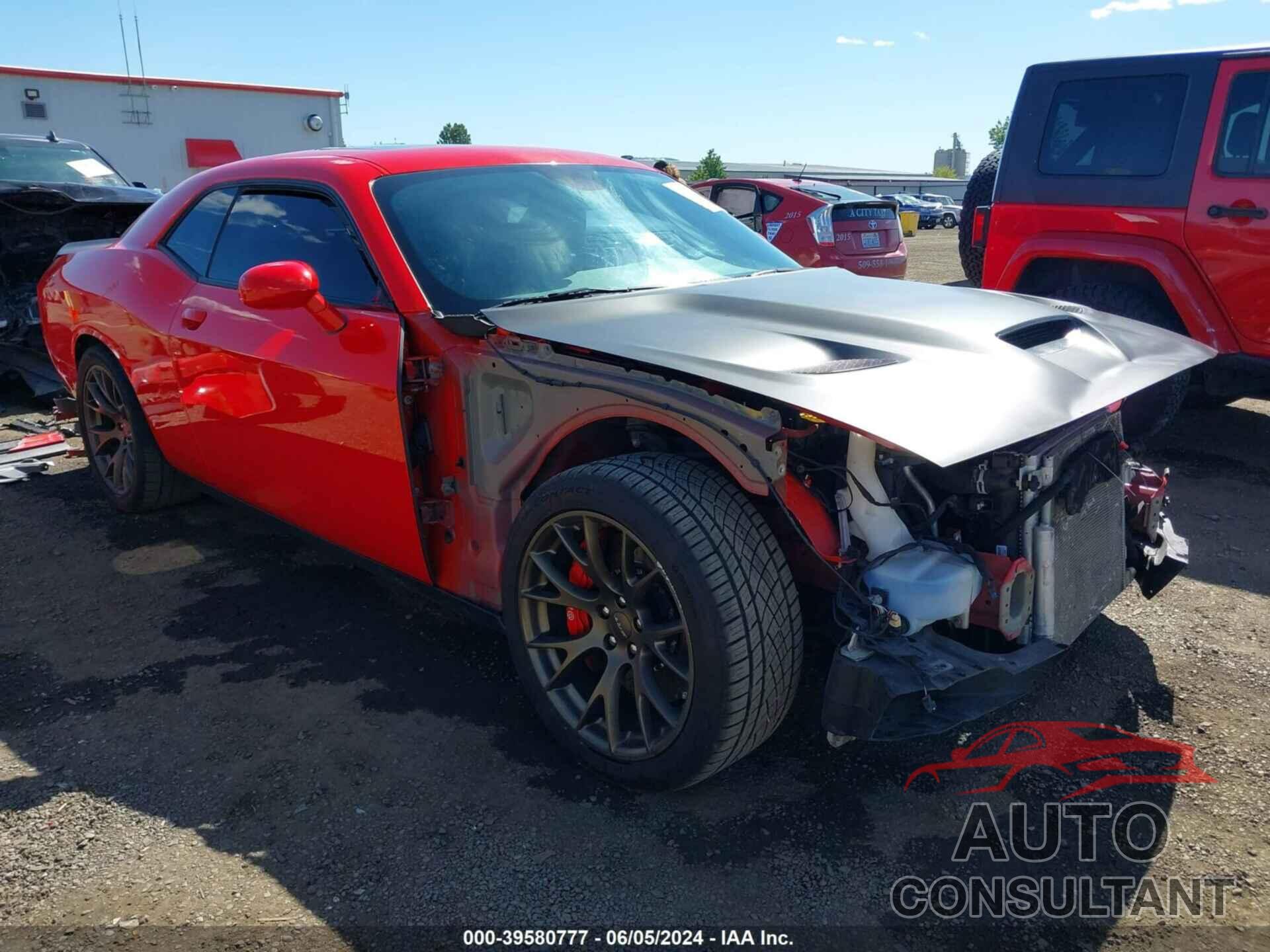 DODGE CHALLENGER 2016 - 2C3CDZC95GH334910