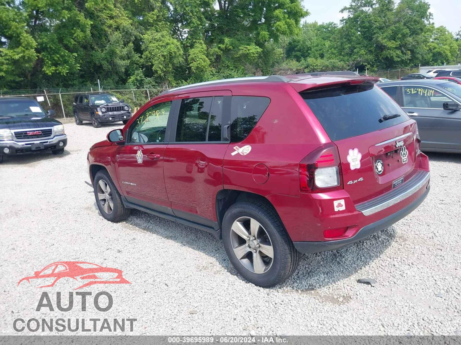 JEEP COMPASS 2016 - 1C4NJDEB3GD772421