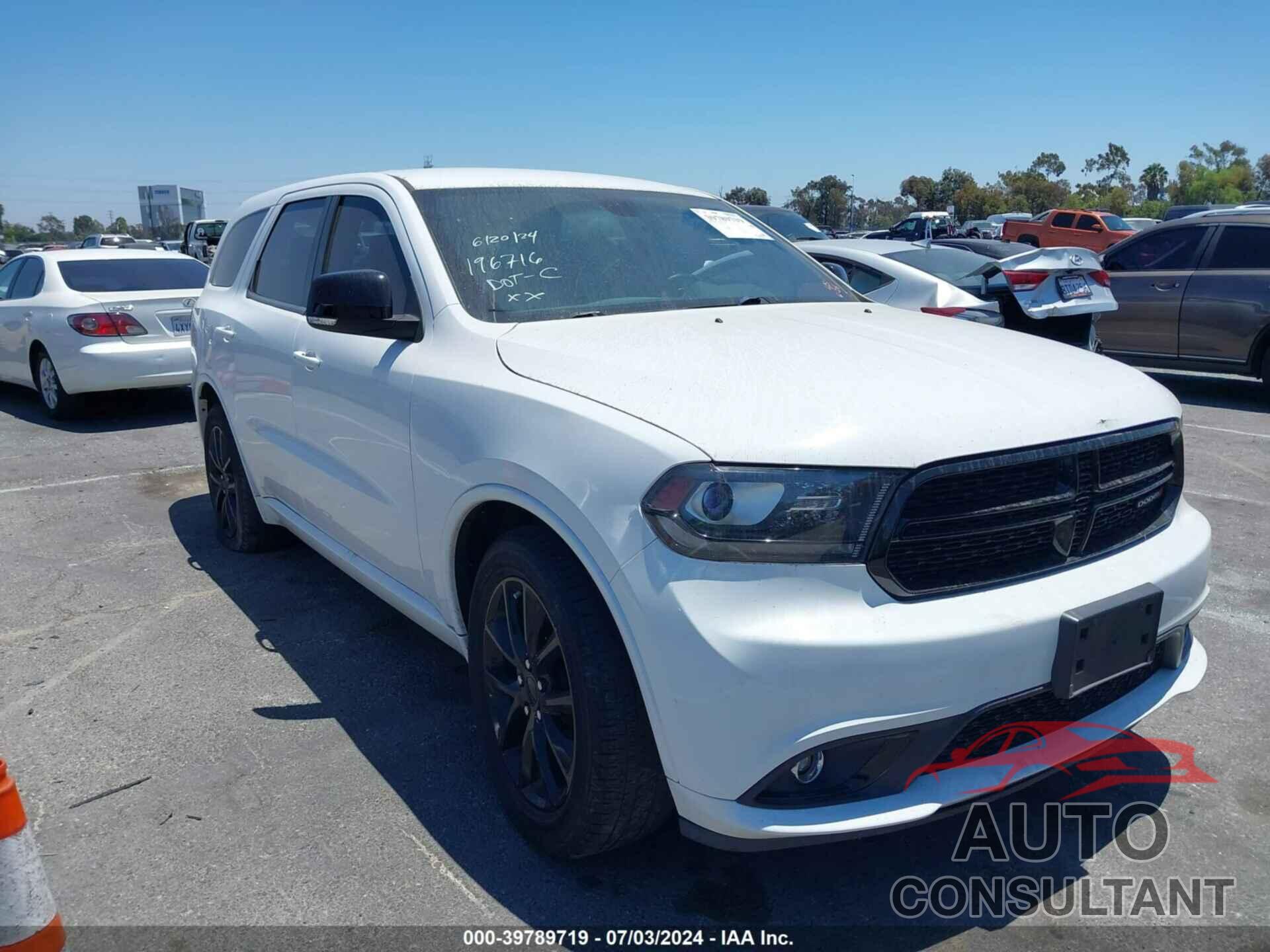 DODGE DURANGO 2018 - 1C4RDHDG6JC413297