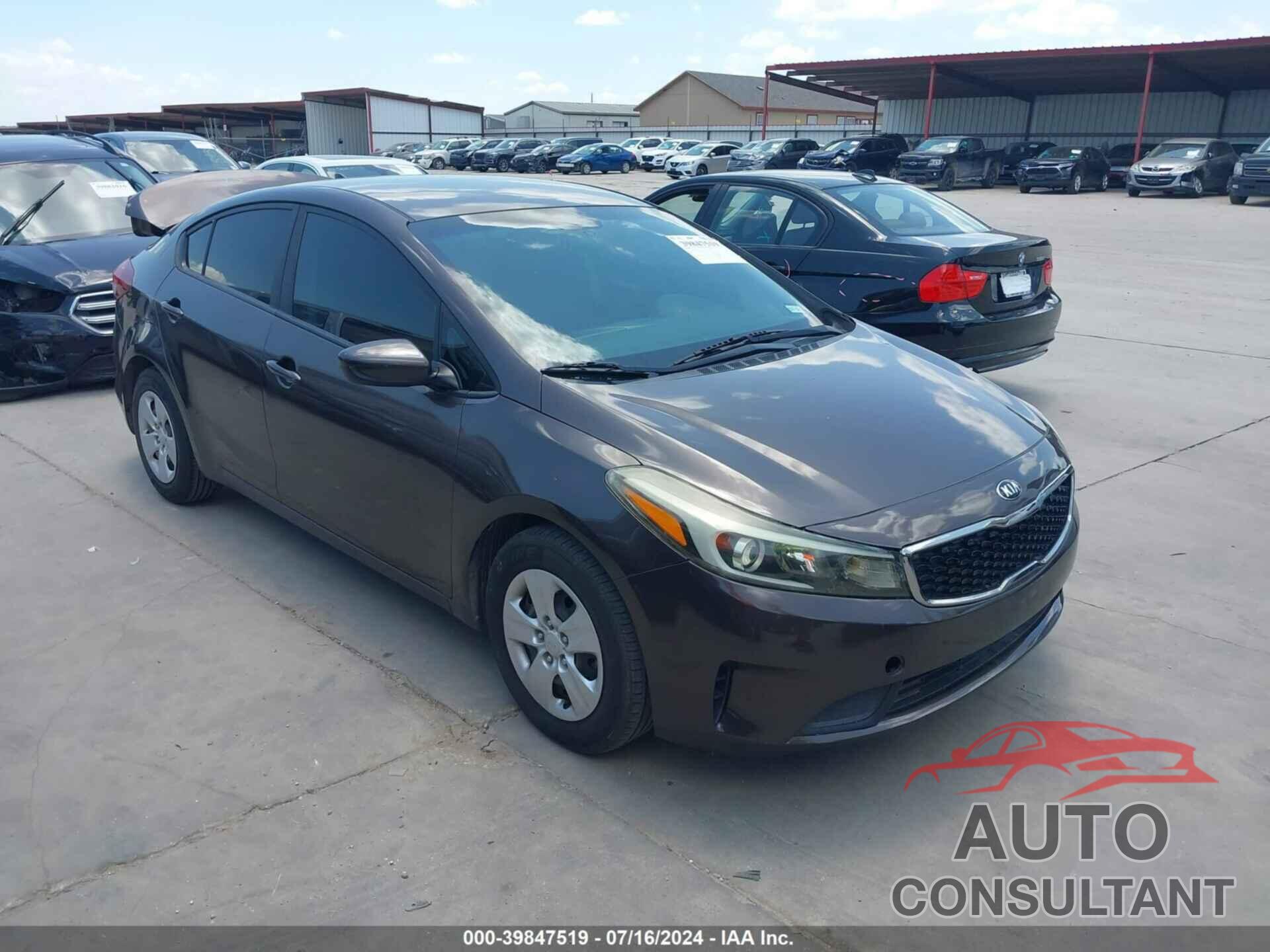 KIA FORTE 2017 - 3KPFK4A73HE045525