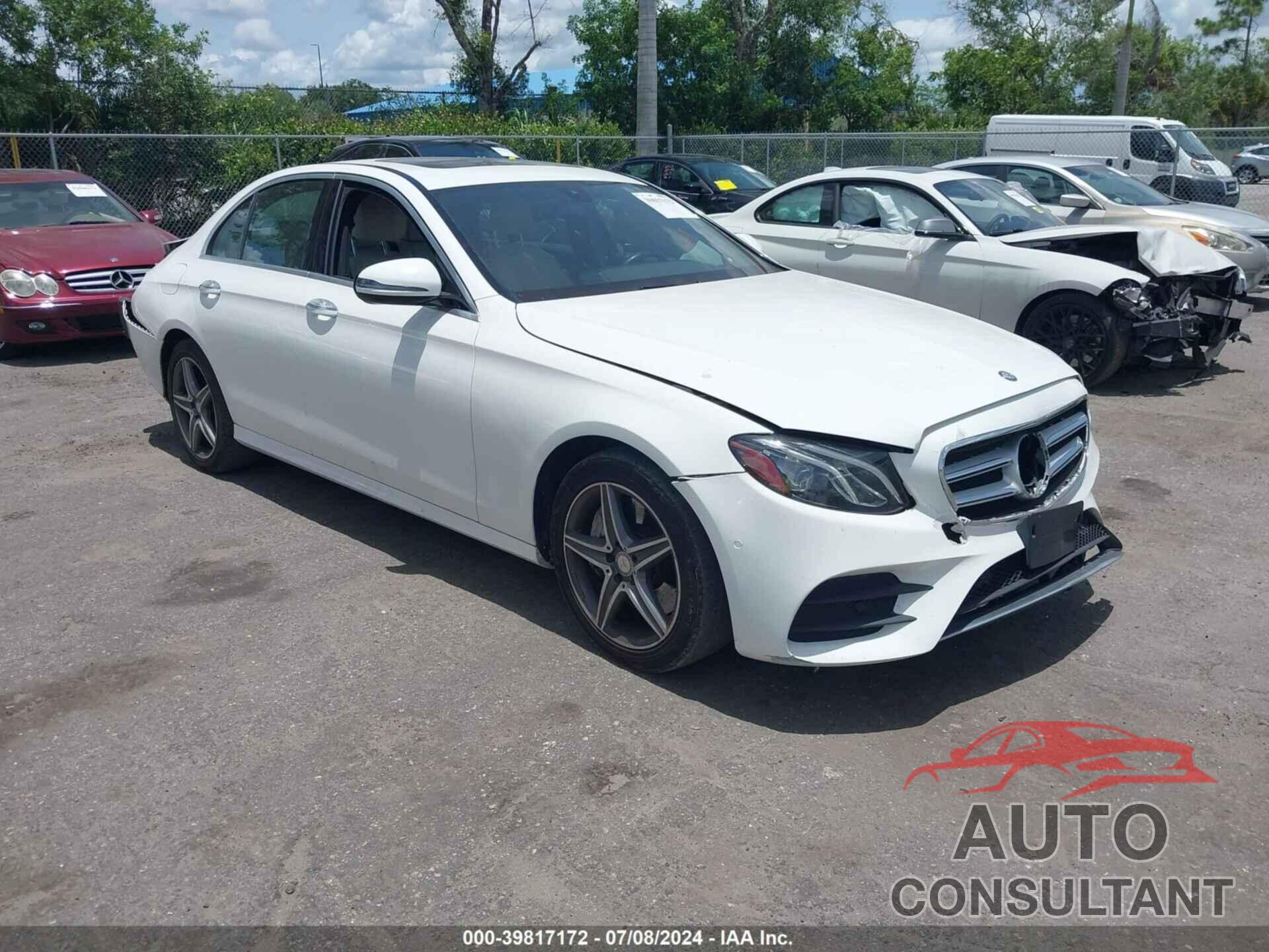 MERCEDES-BENZ E 300 2017 - WDDZF4JB9HA058780