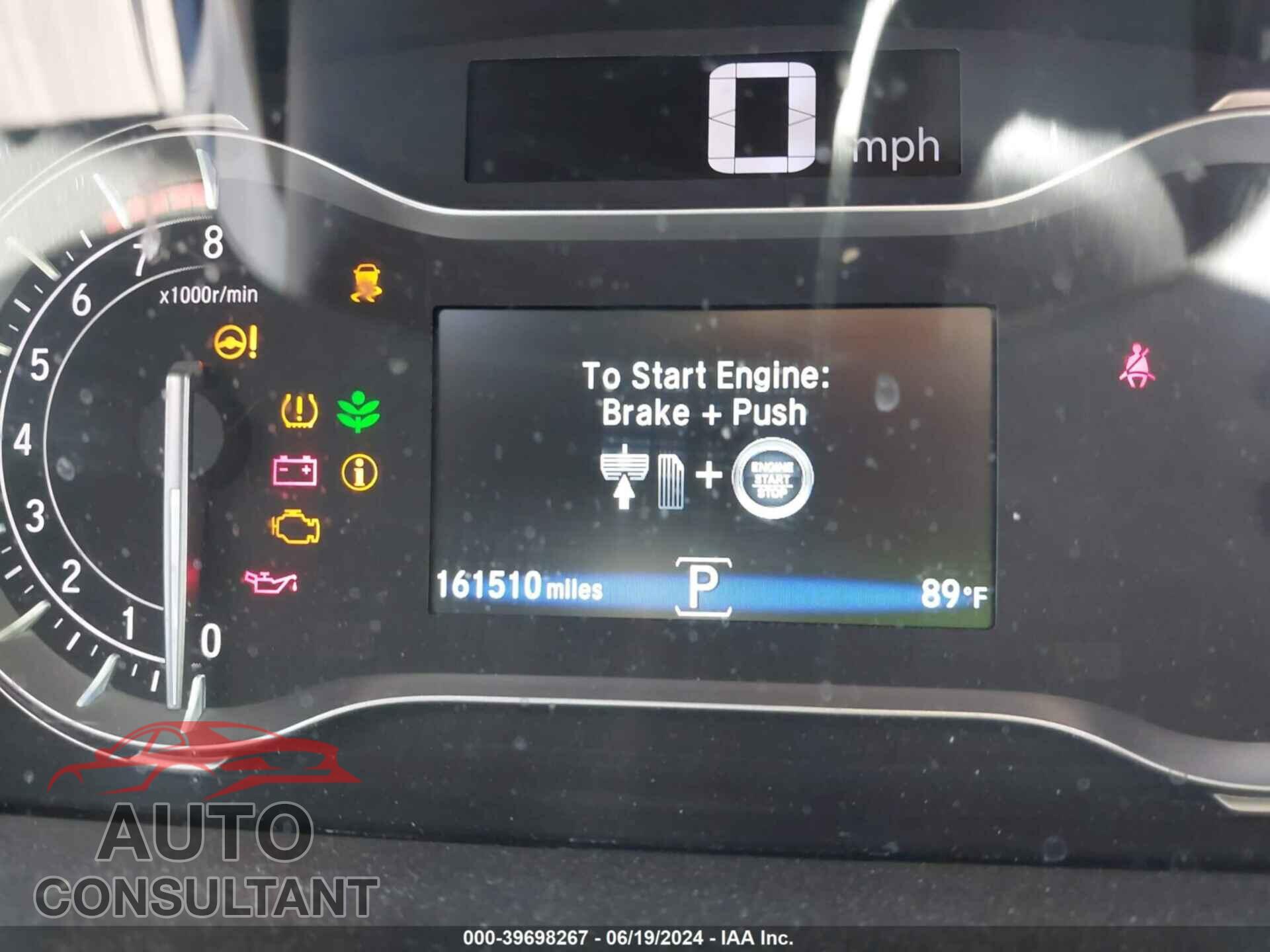 HONDA PILOT 2017 - 5FNYF5H39HB032309