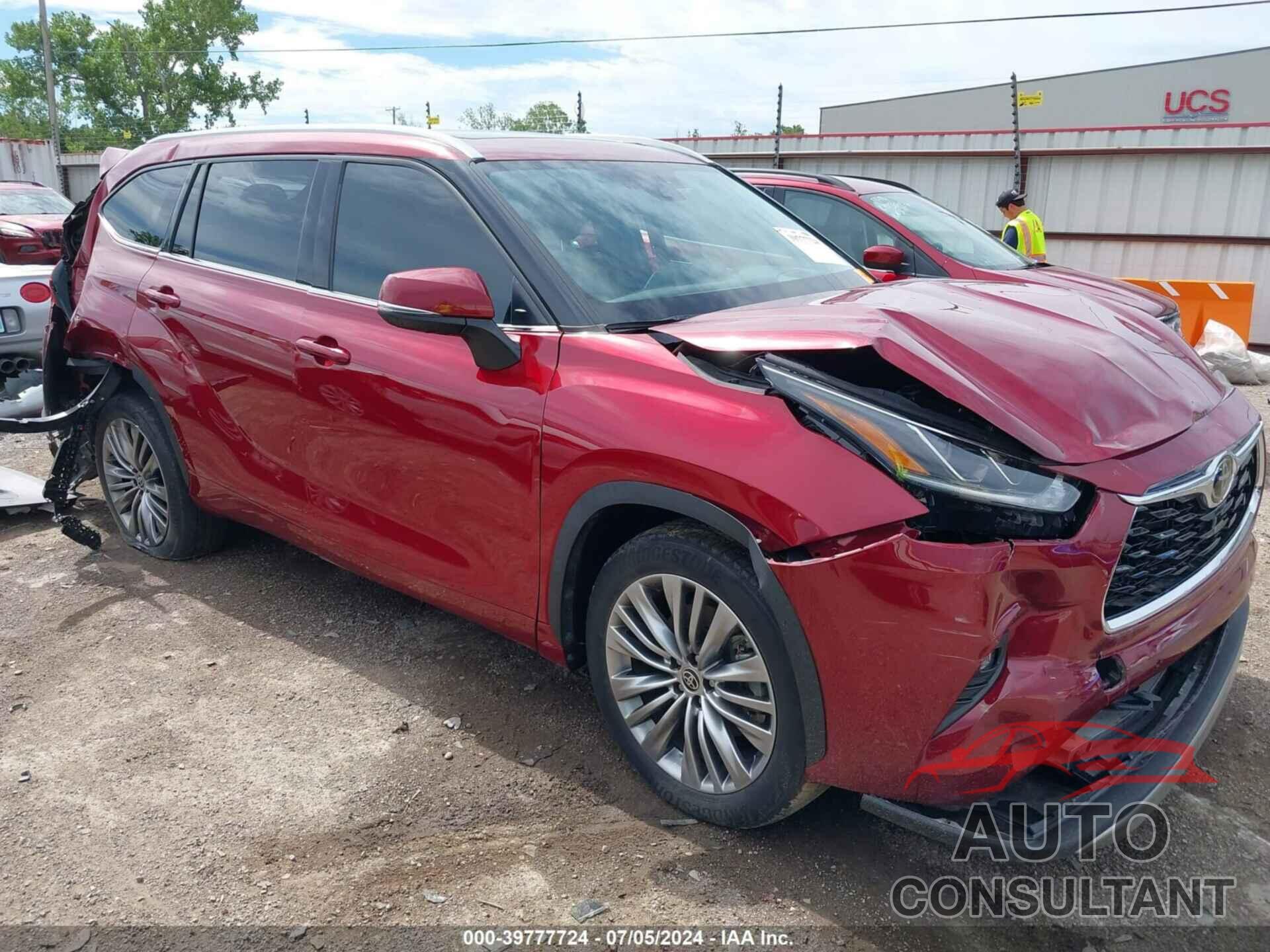 TOYOTA HIGHLANDER 2021 - 5TDFZRAH1MS071137