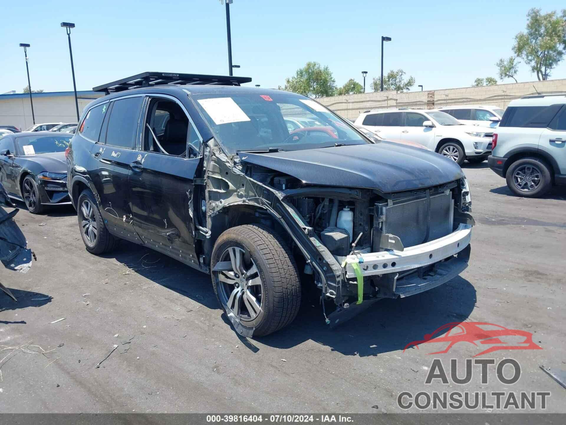 HONDA PILOT 2016 - 5FNYF6H56GB089377