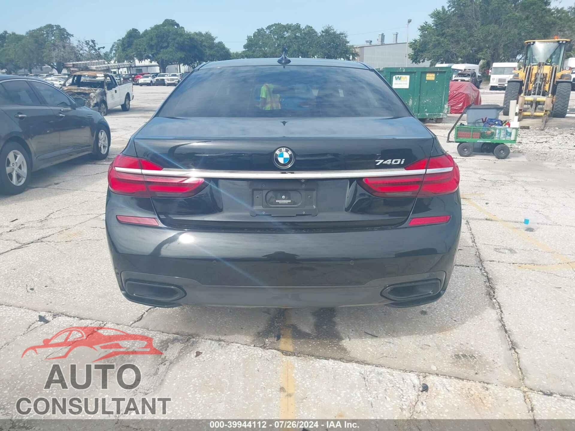 BMW 740I 2017 - WBA7E2C32HG740943