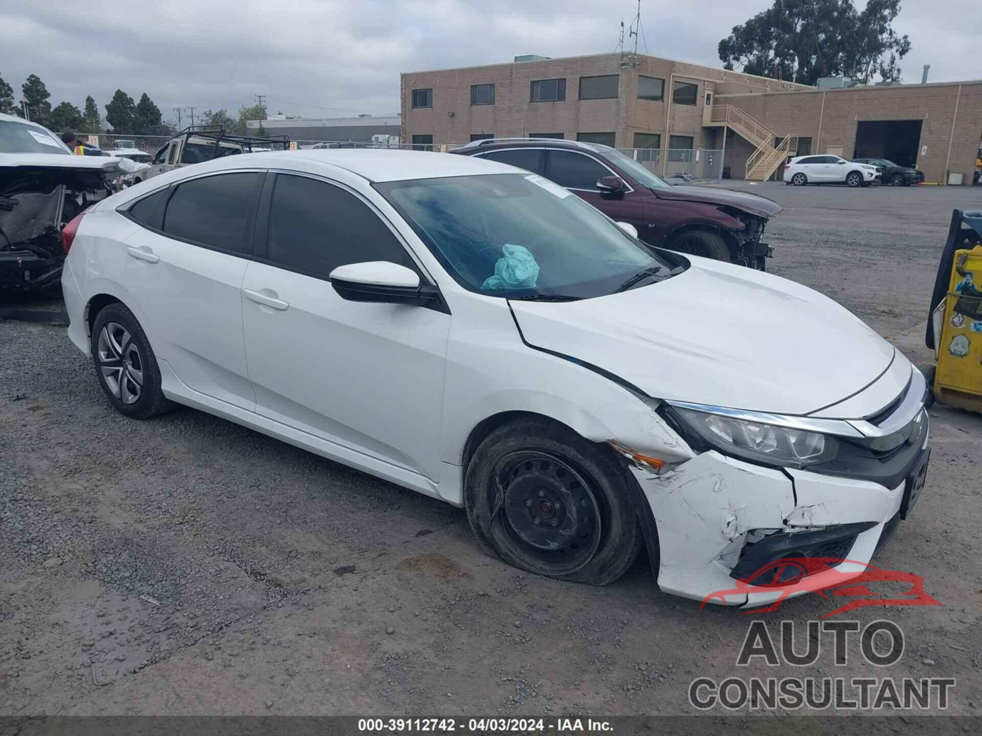 HONDA CIVIC 2017 - 2HGFC2F67HH574256