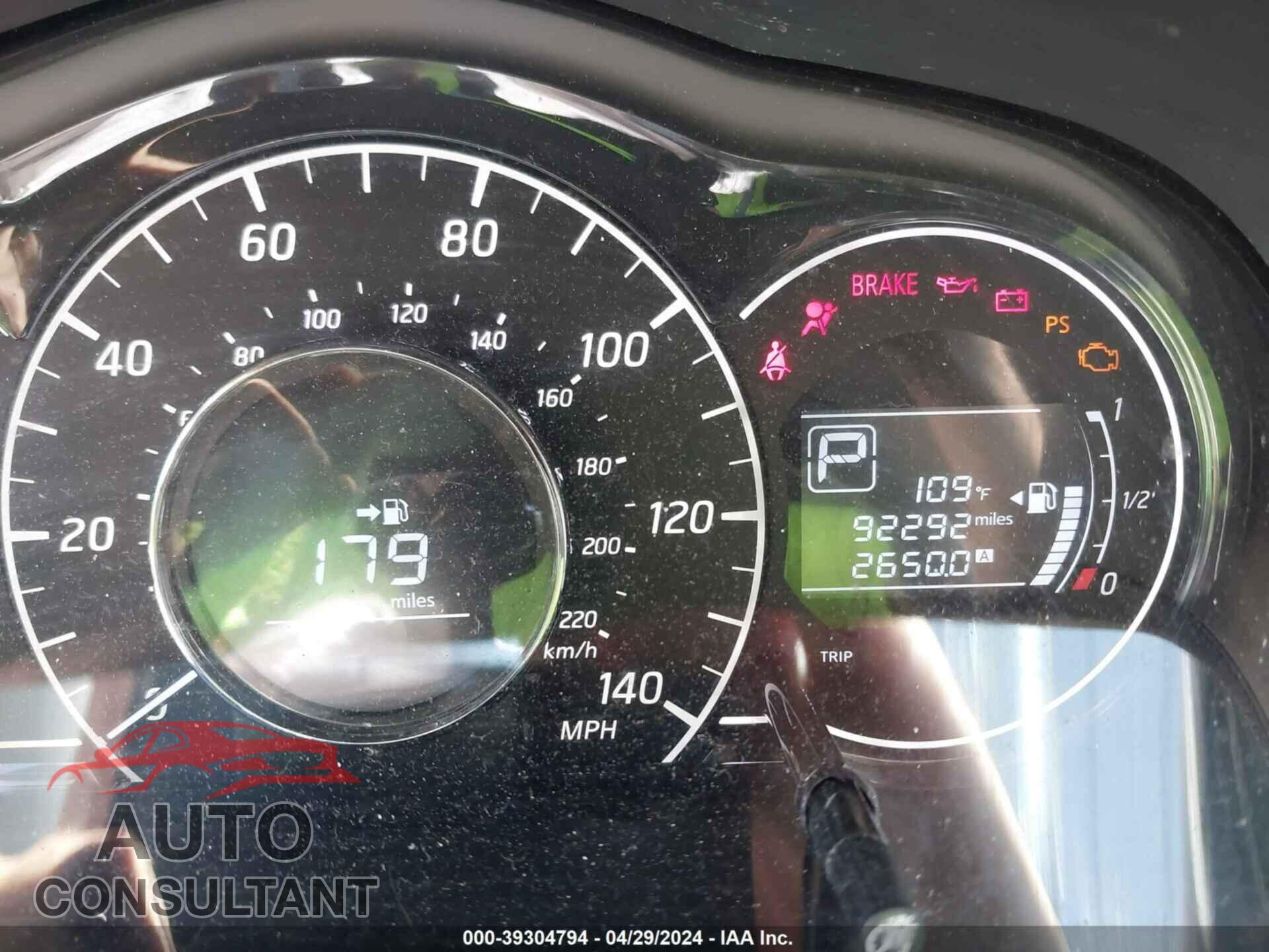 NISSAN VERSA NOTE 2016 - 3N1CE2CP9GL364209