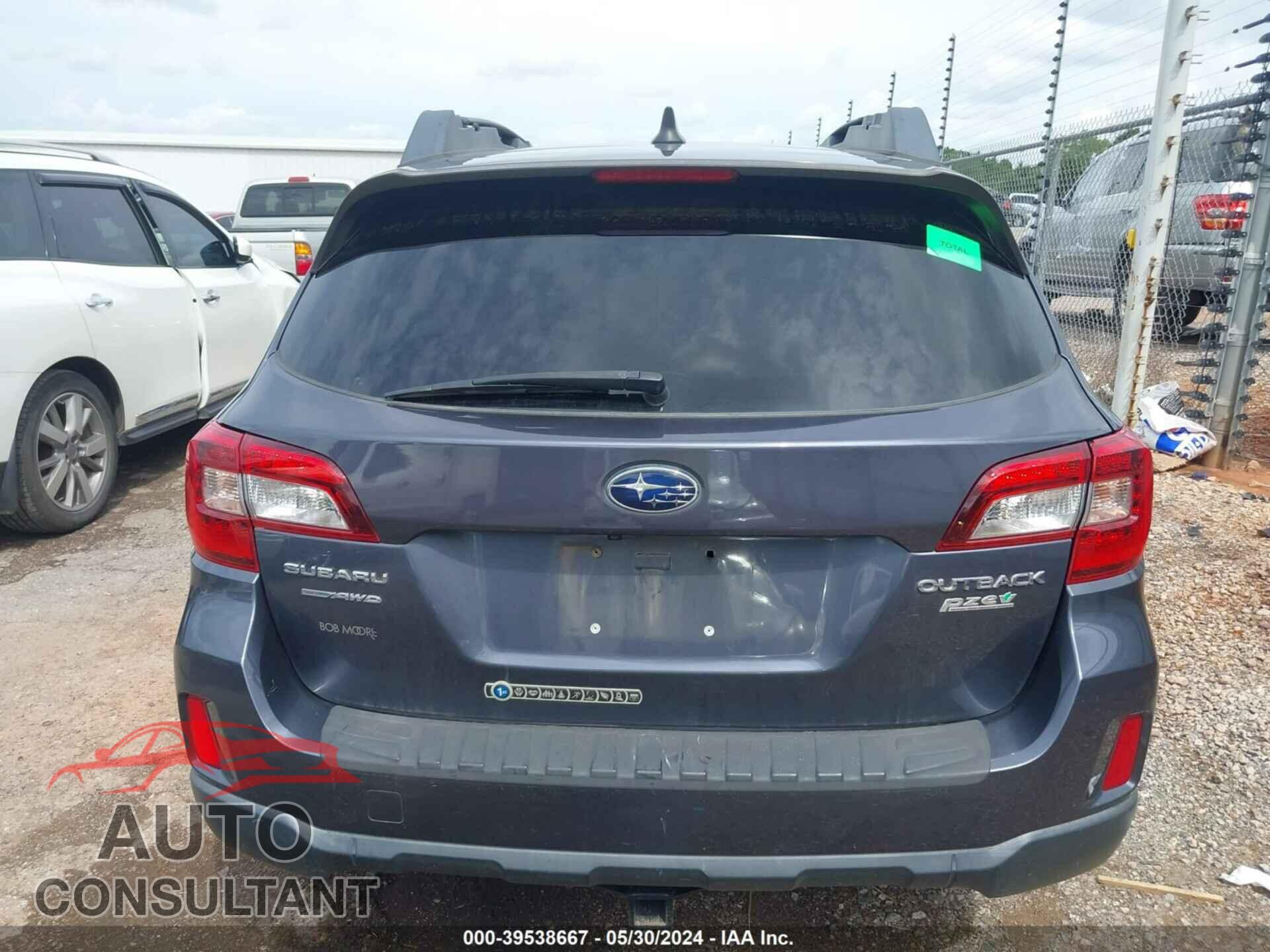 SUBARU OUTBACK 2017 - 4S4BSAFC3H3219356