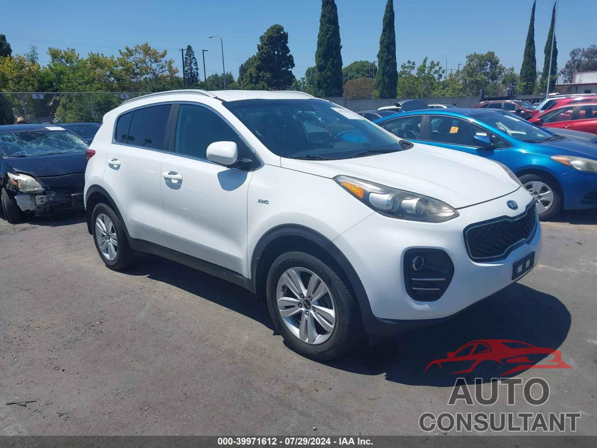 KIA SPORTAGE 2017 - KNDPMCAC6H7102631