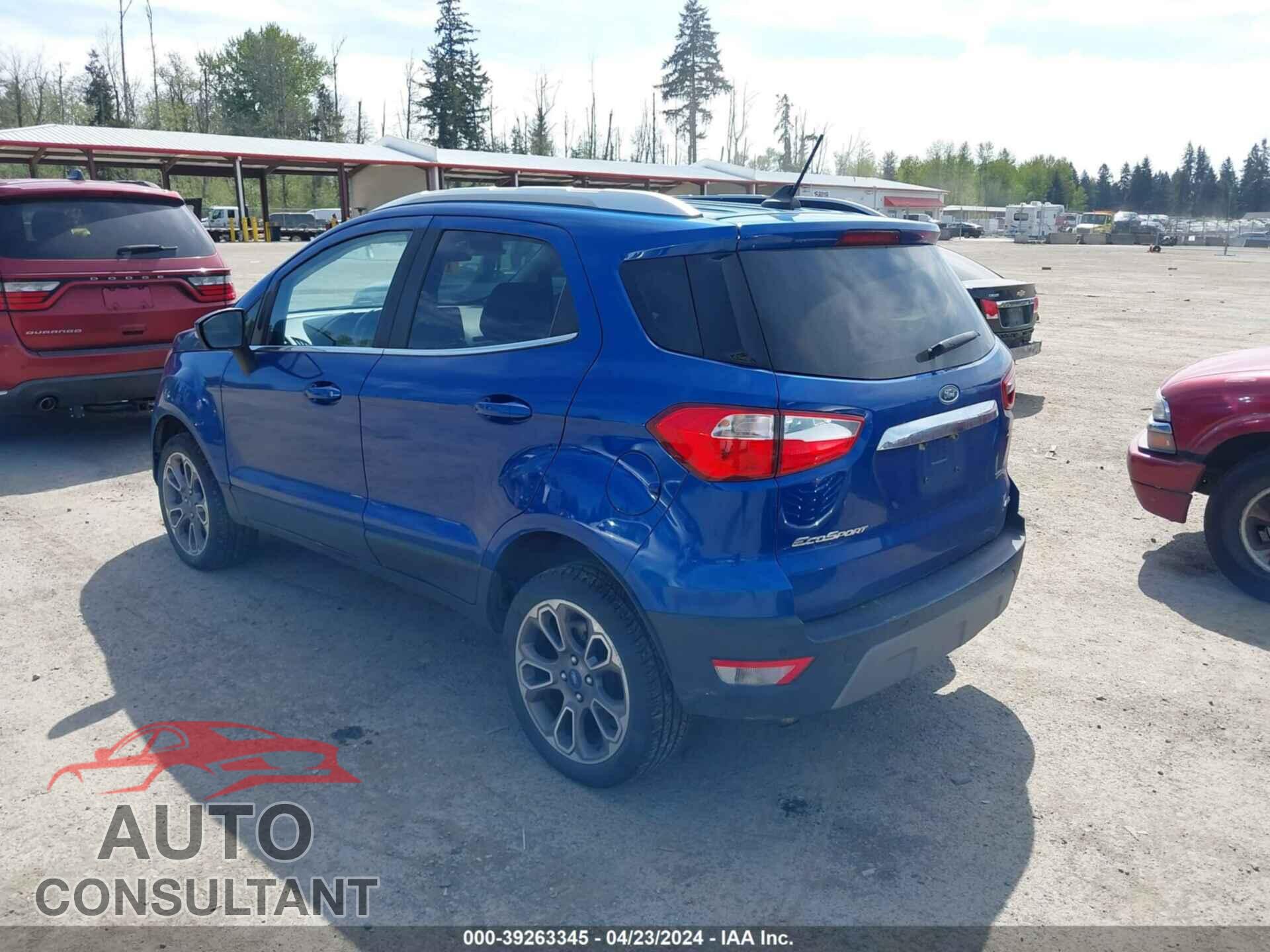 FORD ECOSPORT 2020 - MAJ6S3KL7LC354507
