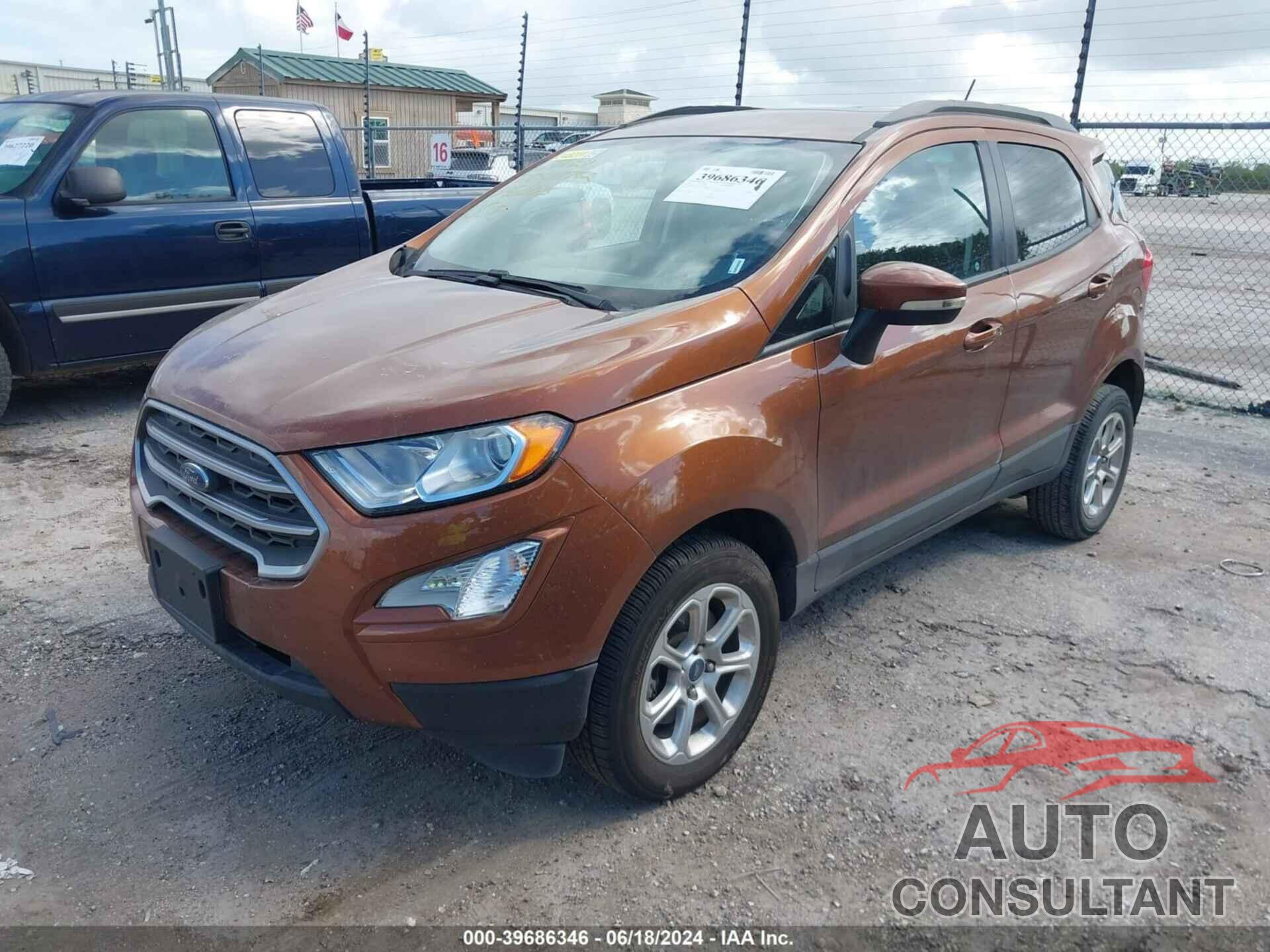 FORD ECOSPORT 2020 - MAJ6S3GL4LC346003