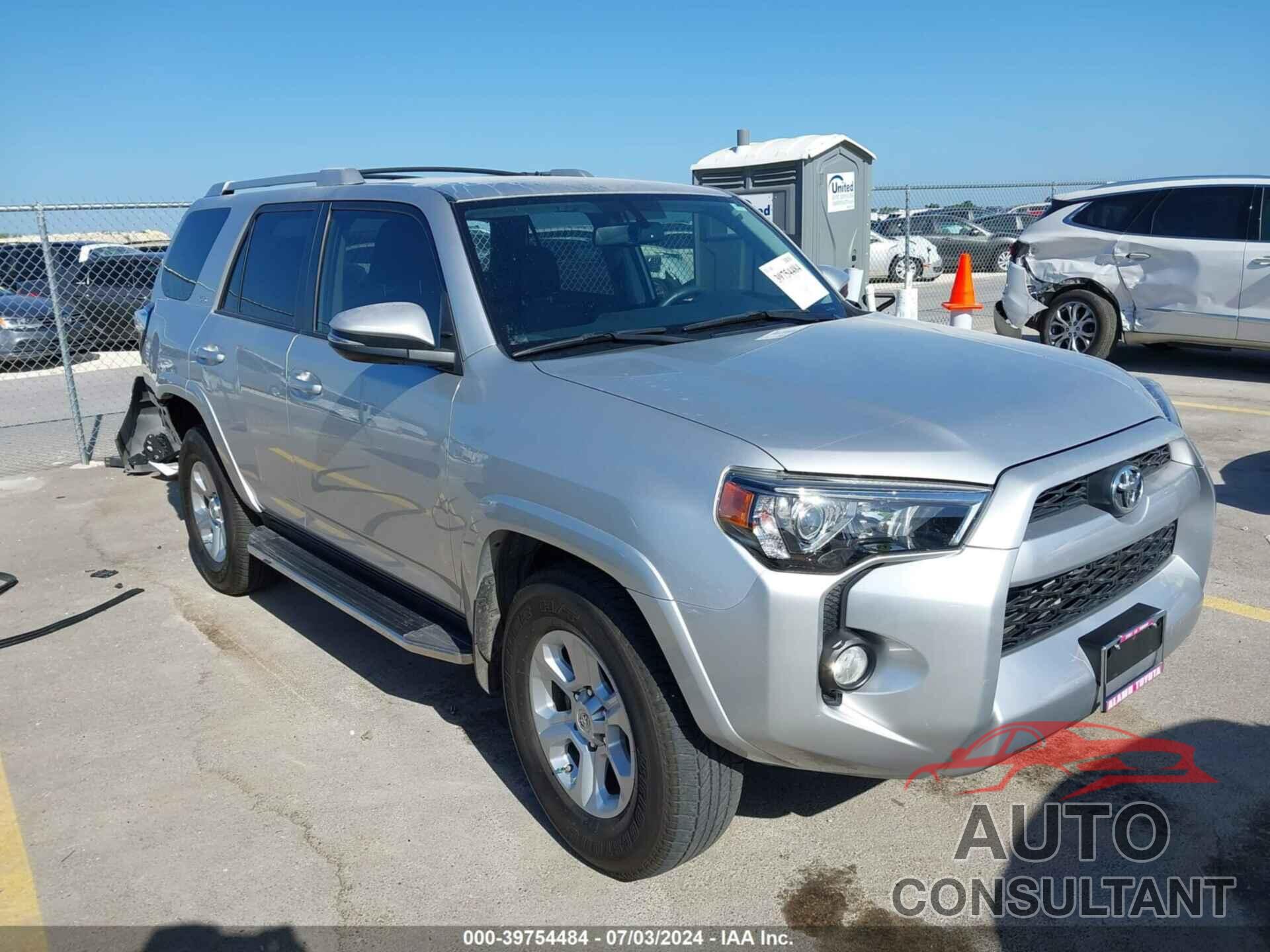 TOYOTA 4RUNNER 2018 - JTEZU5JR2J5187747