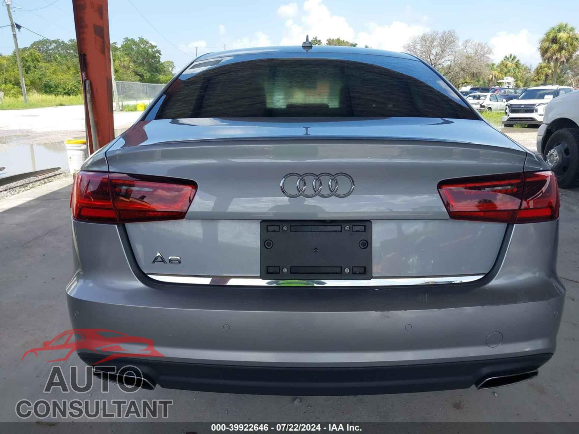 AUDI A6 2017 - WAUC8AFC2HN111500