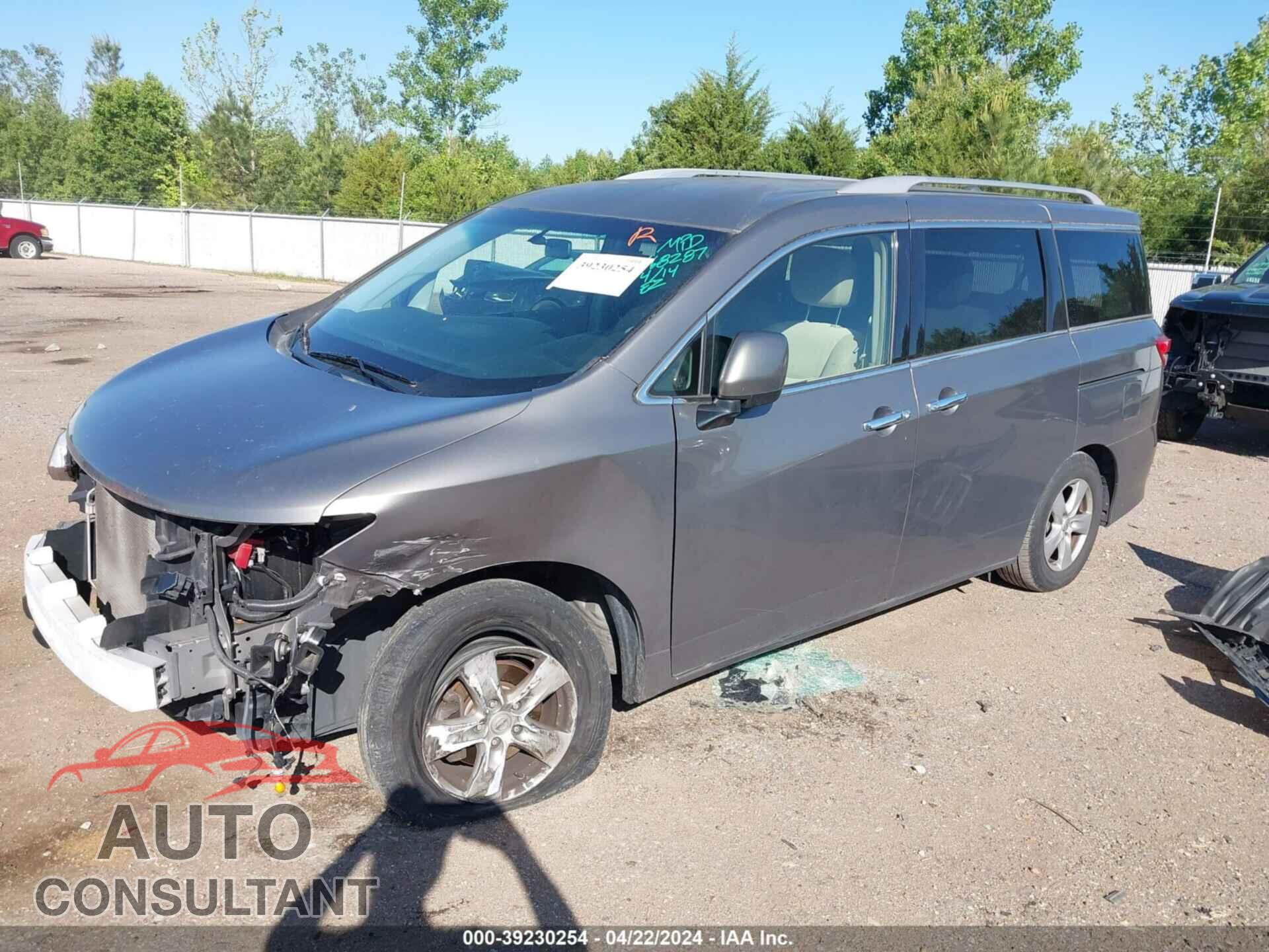 NISSAN QUEST 2017 - JN8AE2KP2H9166530