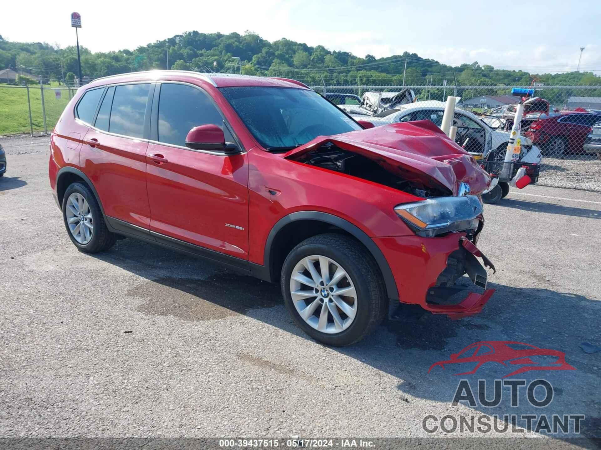 BMW X3 2017 - 5UXWX9C58H0T14118