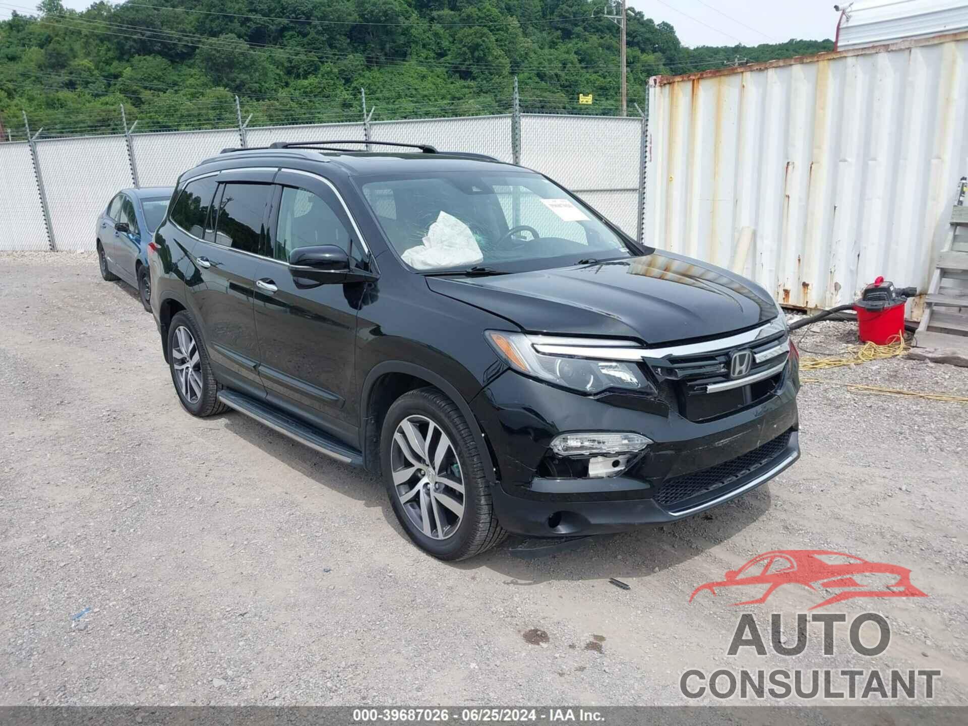 HONDA PILOT 2017 - 5FNYF6H93HB101618