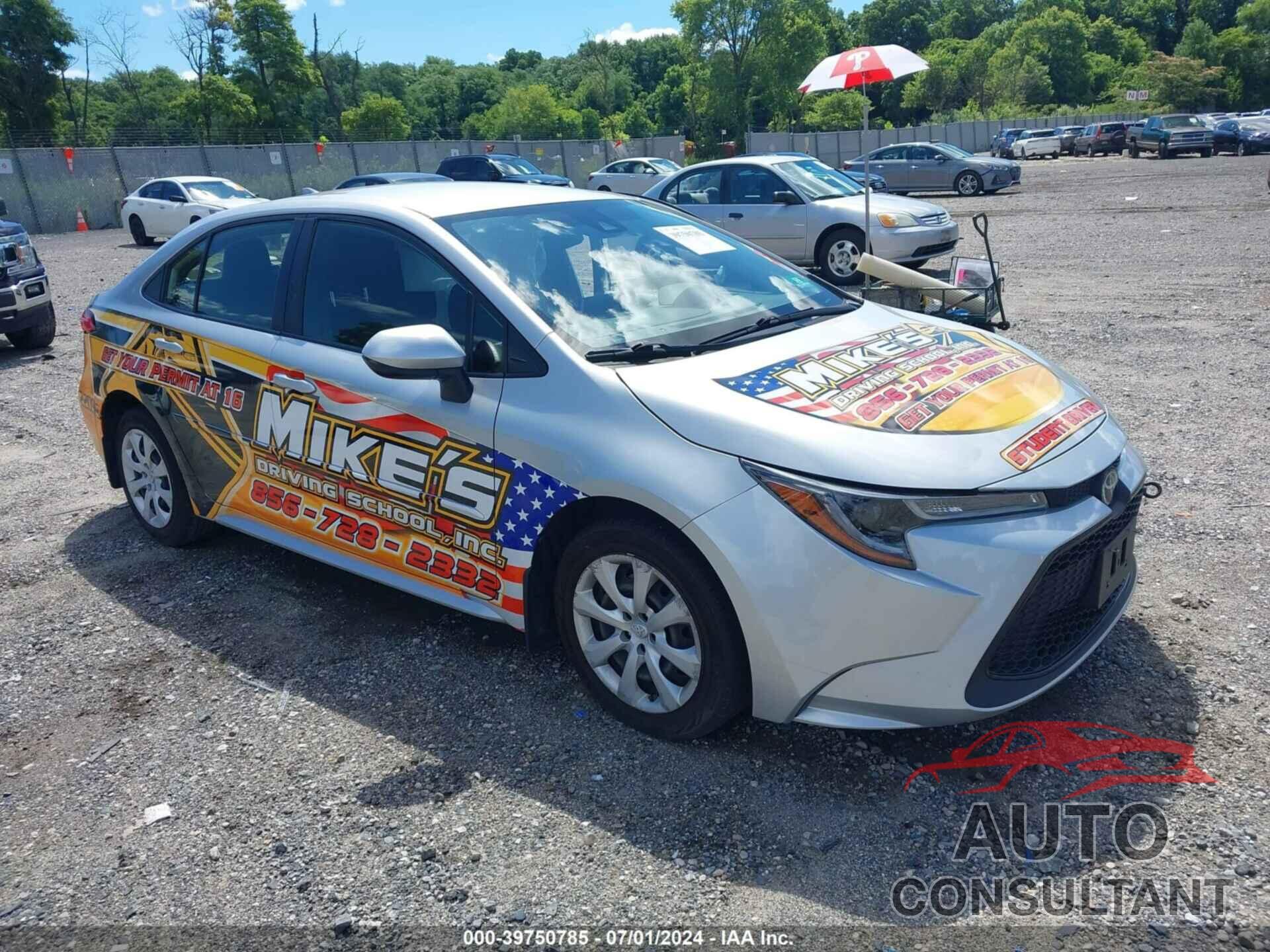 TOYOTA COROLLA 2021 - JTDEPMAE0MJ133506