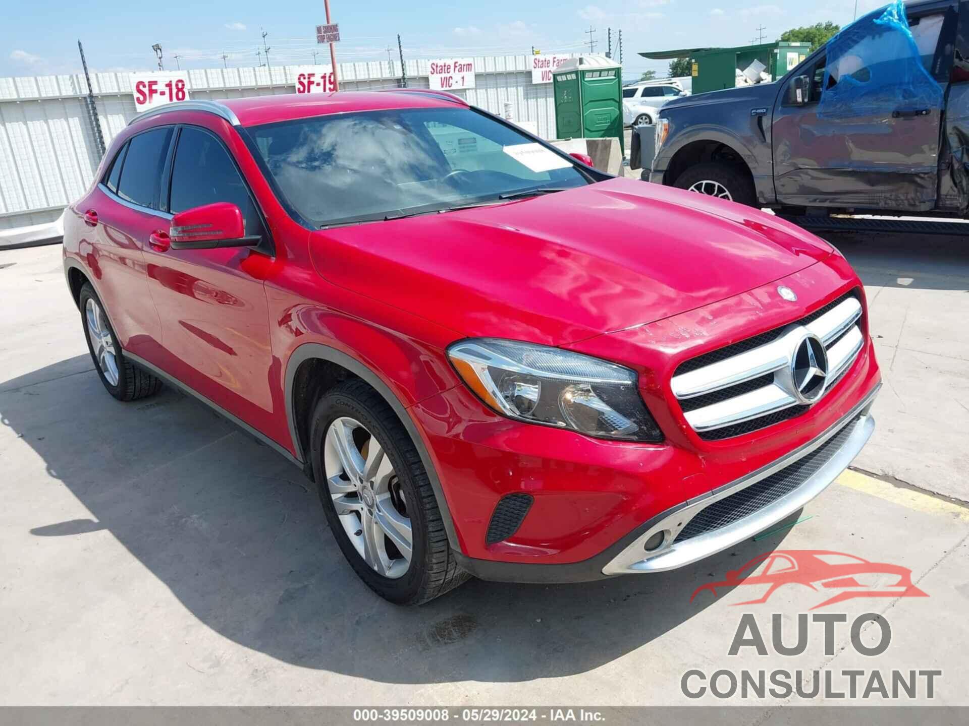 MERCEDES-BENZ GLA 250 2016 - WDCTG4EB2GJ228624