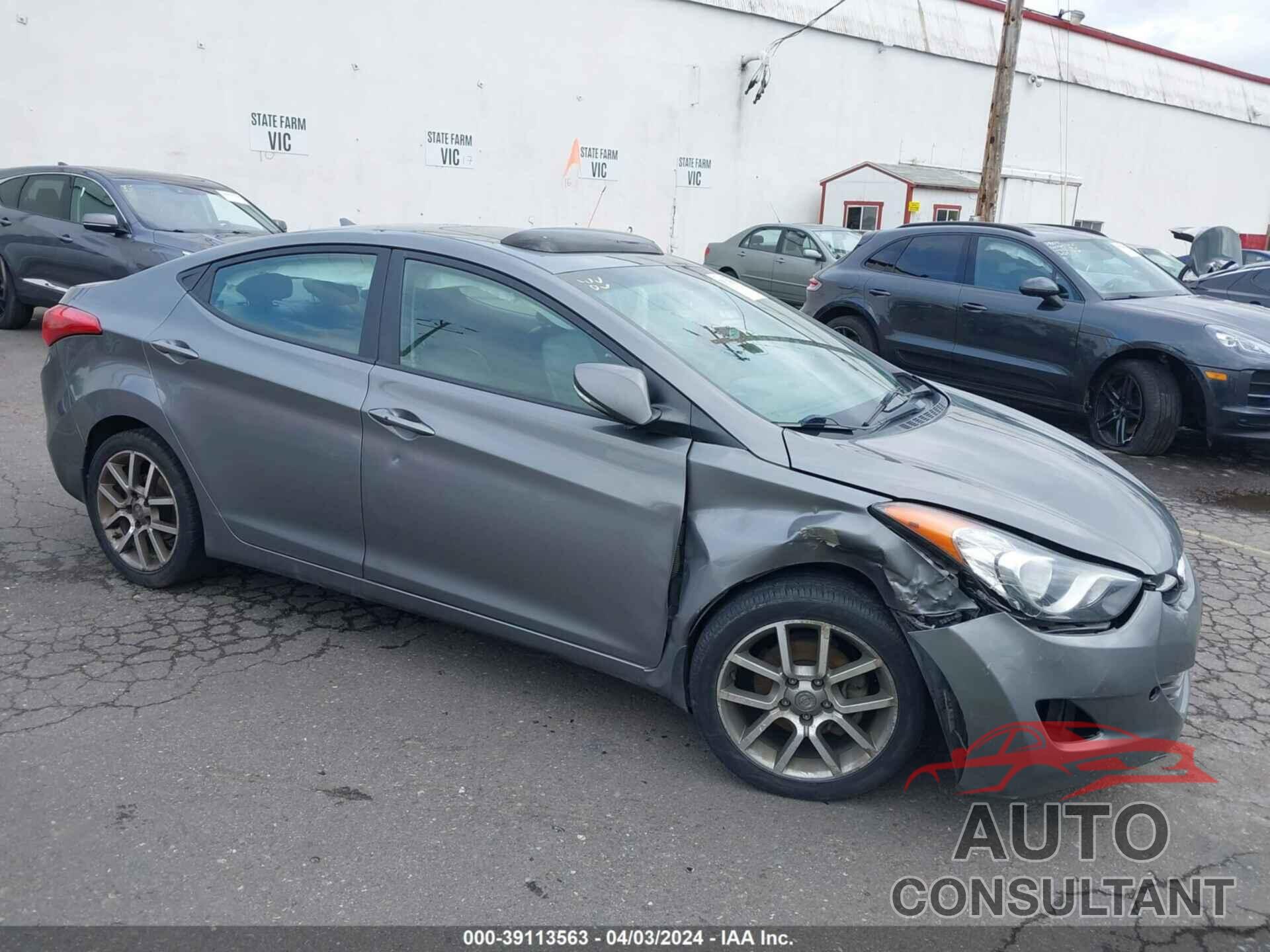 HYUNDAI ELANTRA 2013 - 5NPDH4AE2DH205713
