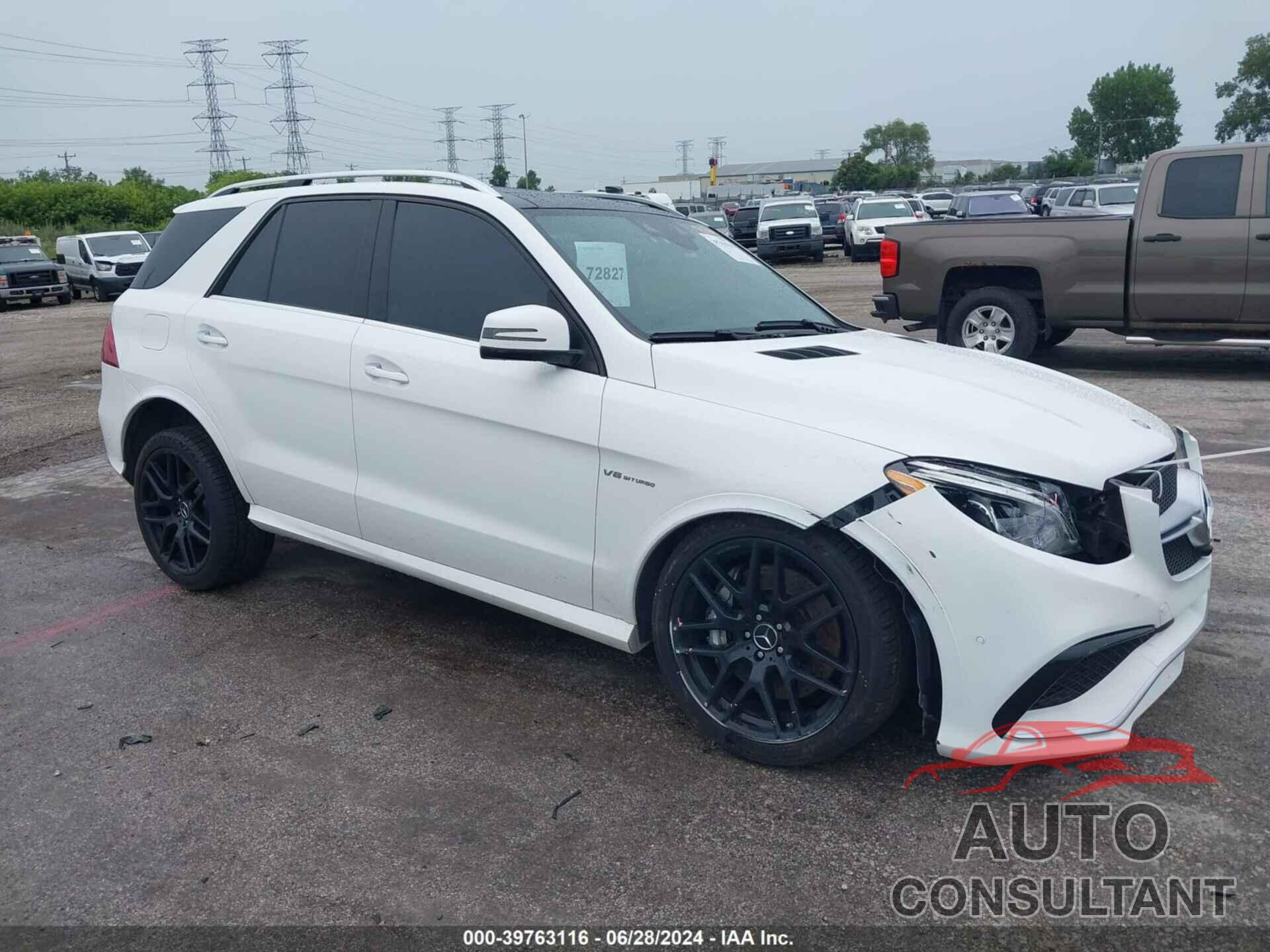 MERCEDES-BENZ AMG GLE 63 2016 - 4JGDA7EBXGA682399