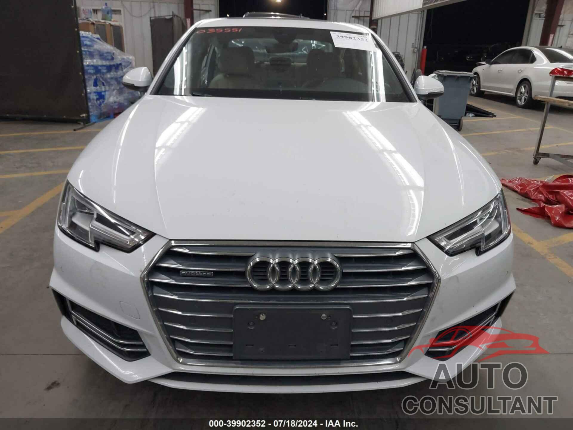 AUDI A4 2017 - WAUENAF48HN035551