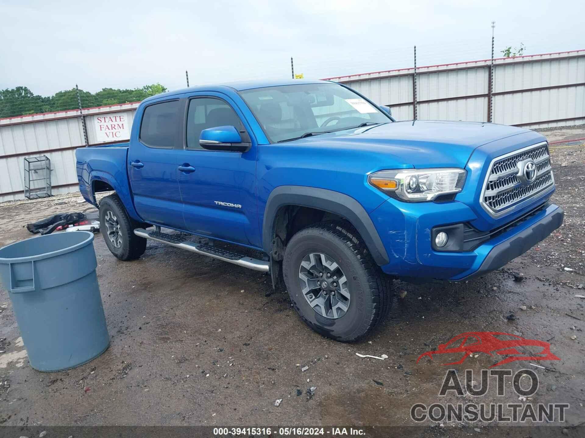 TOYOTA TACOMA 2017 - 5TFCZ5AN3HX067978