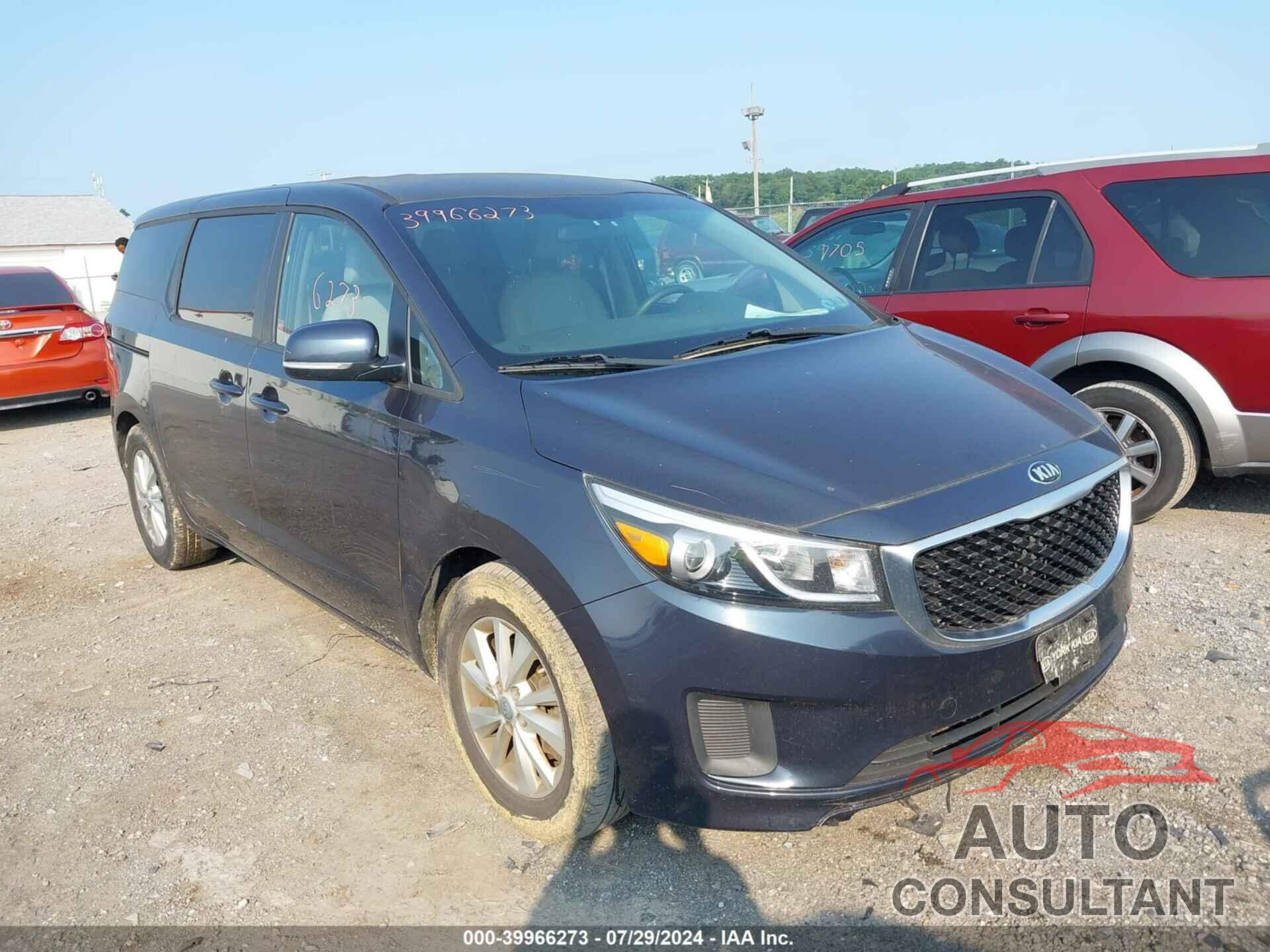 KIA SEDONA 2017 - KNDMB5C18H6245330