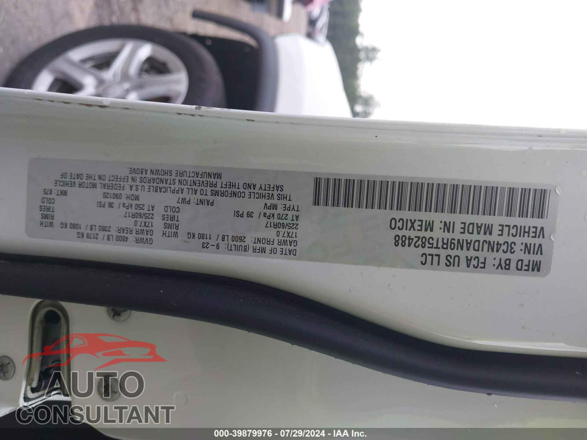 JEEP COMPASS 2024 - 3C4NJDAN9RT582488