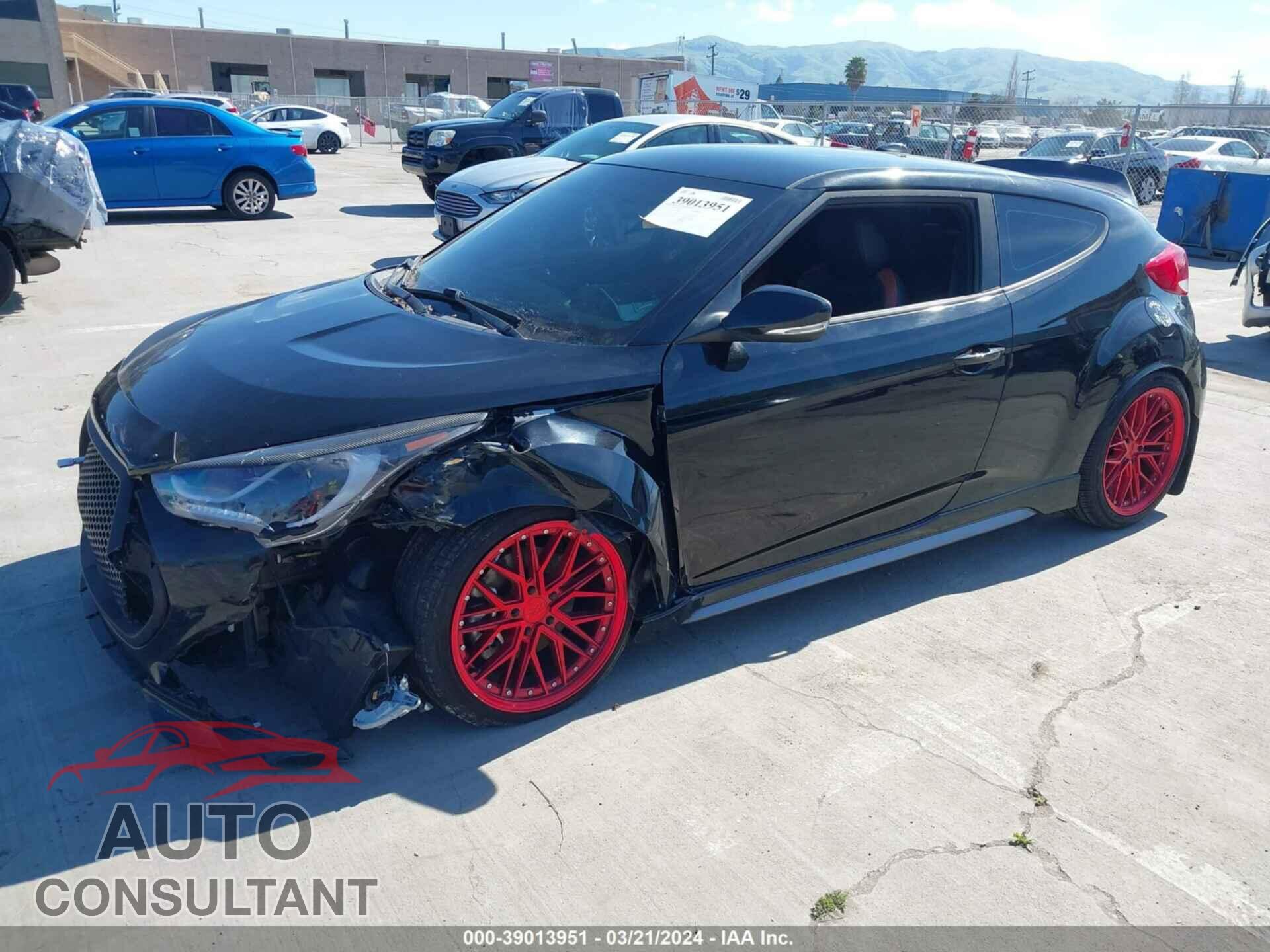 HYUNDAI VELOSTER 2017 - KMHTC6AE7HU314097
