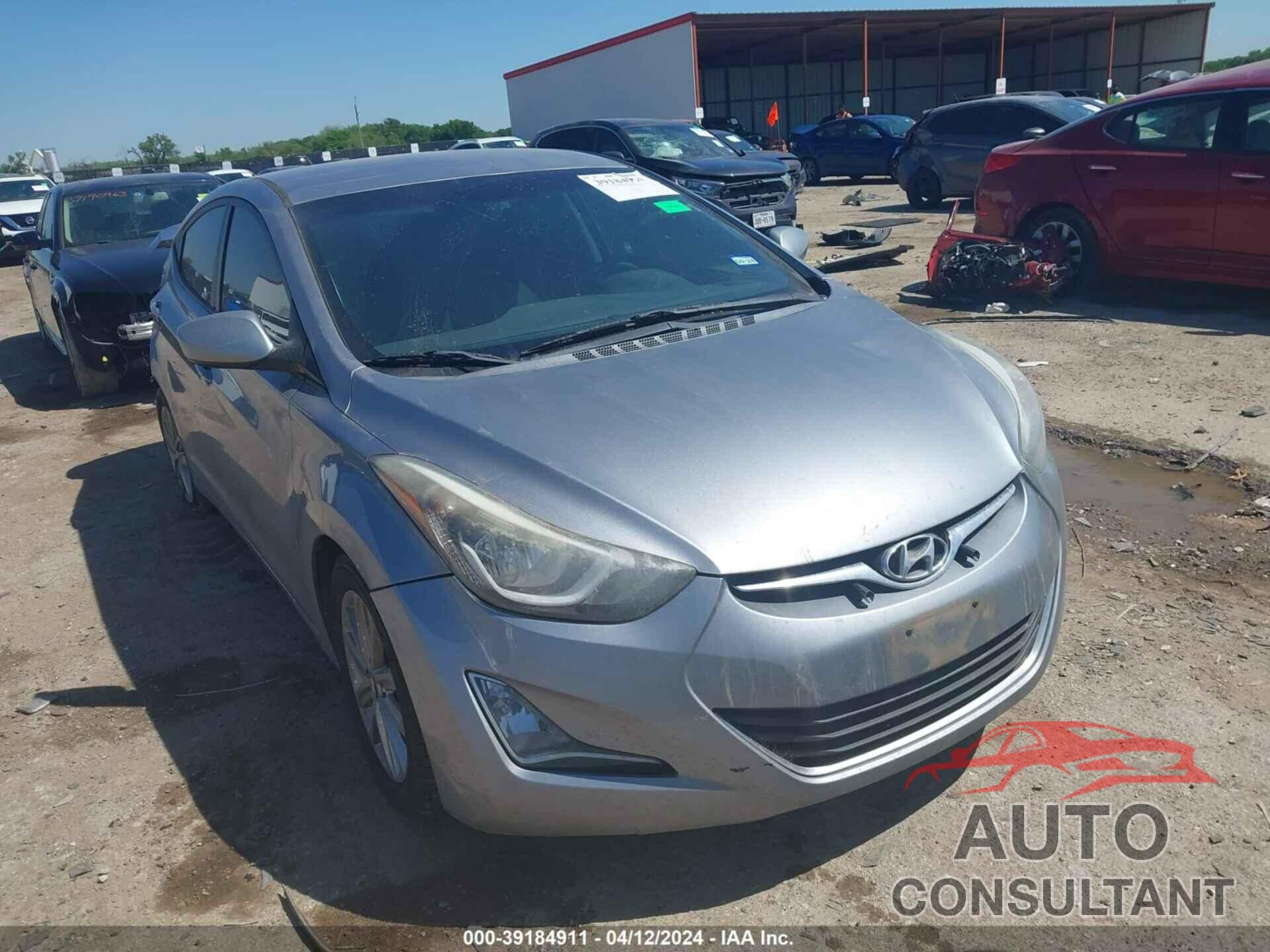 HYUNDAI ELANTRA 2016 - 5NPDH4AE3GH789897