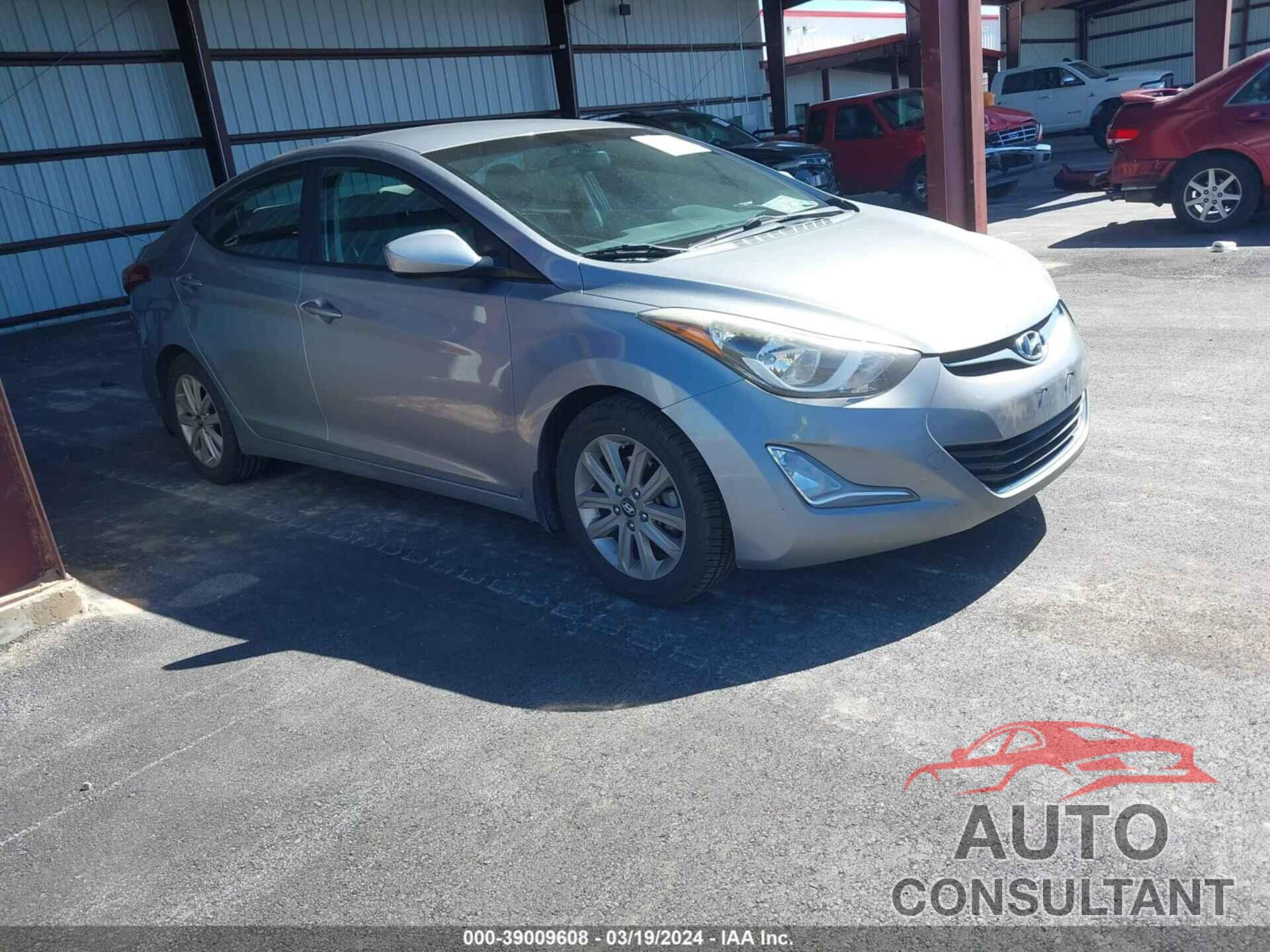 HYUNDAI ELANTRA 2016 - KMHDH4AE2GU481797