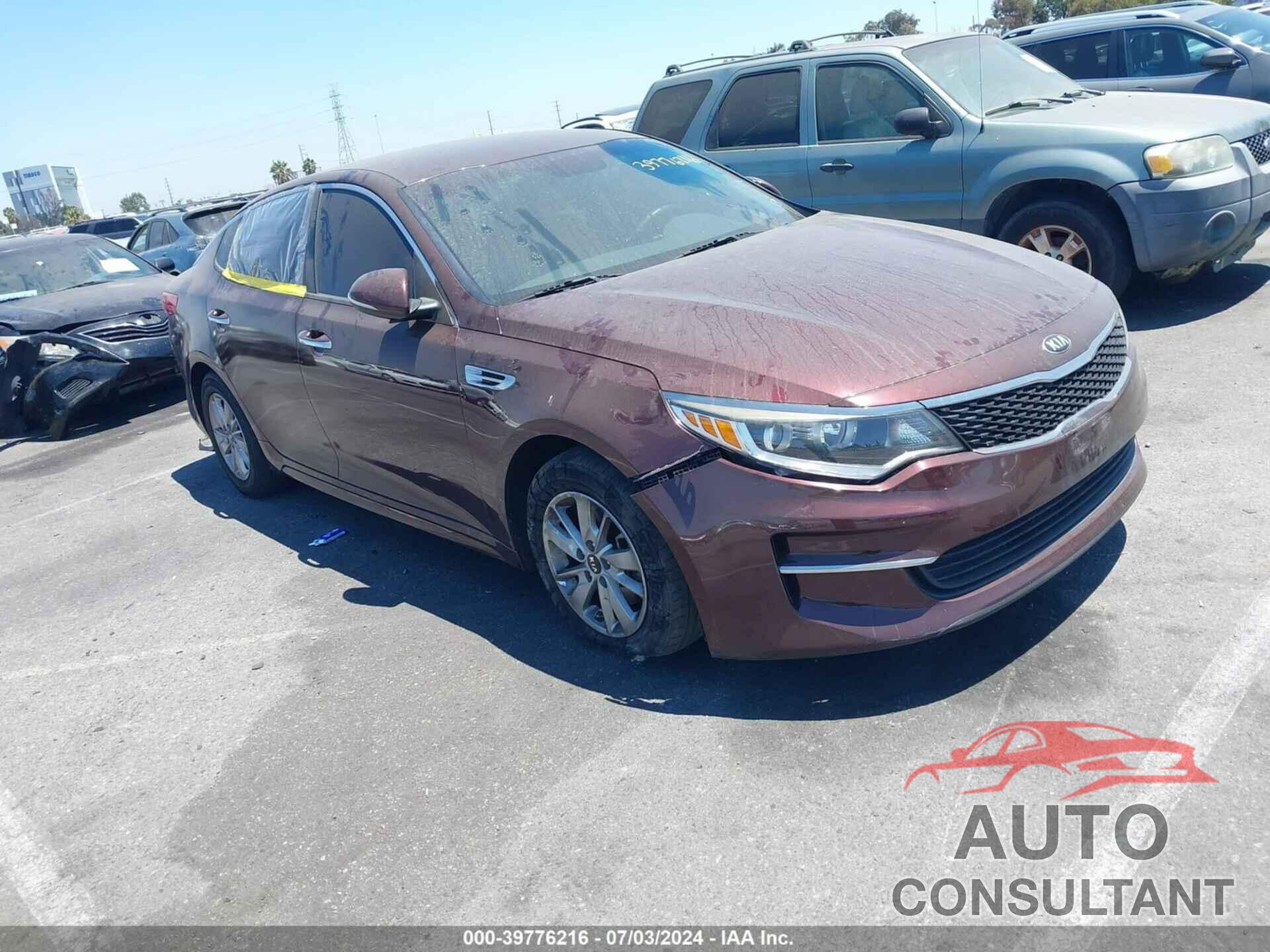 KIA OPTIMA 2018 - 5XXGT4L35JG179834