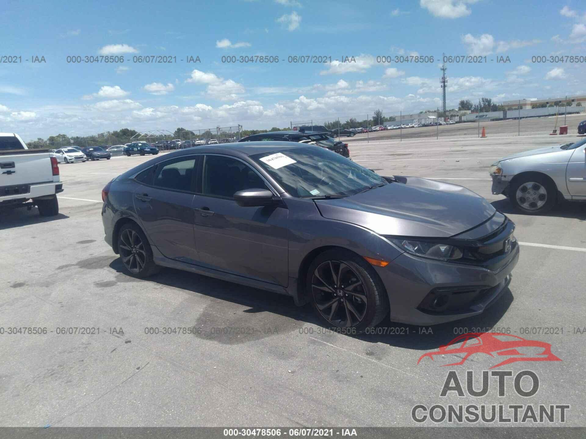 HONDA CIVIC SEDAN 2019 - 19XFC2F84KE034379