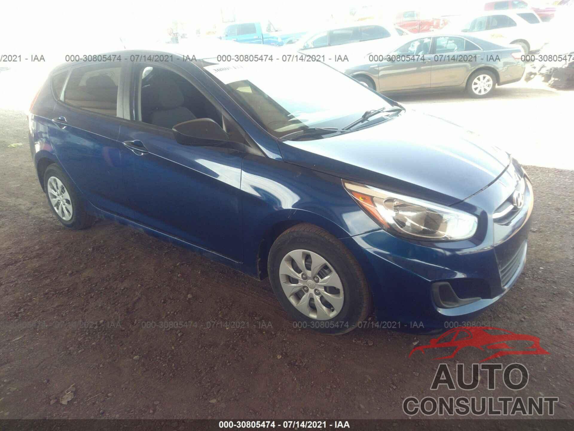 HYUNDAI ACCENT 2016 - KMHCT5AE3GU248656